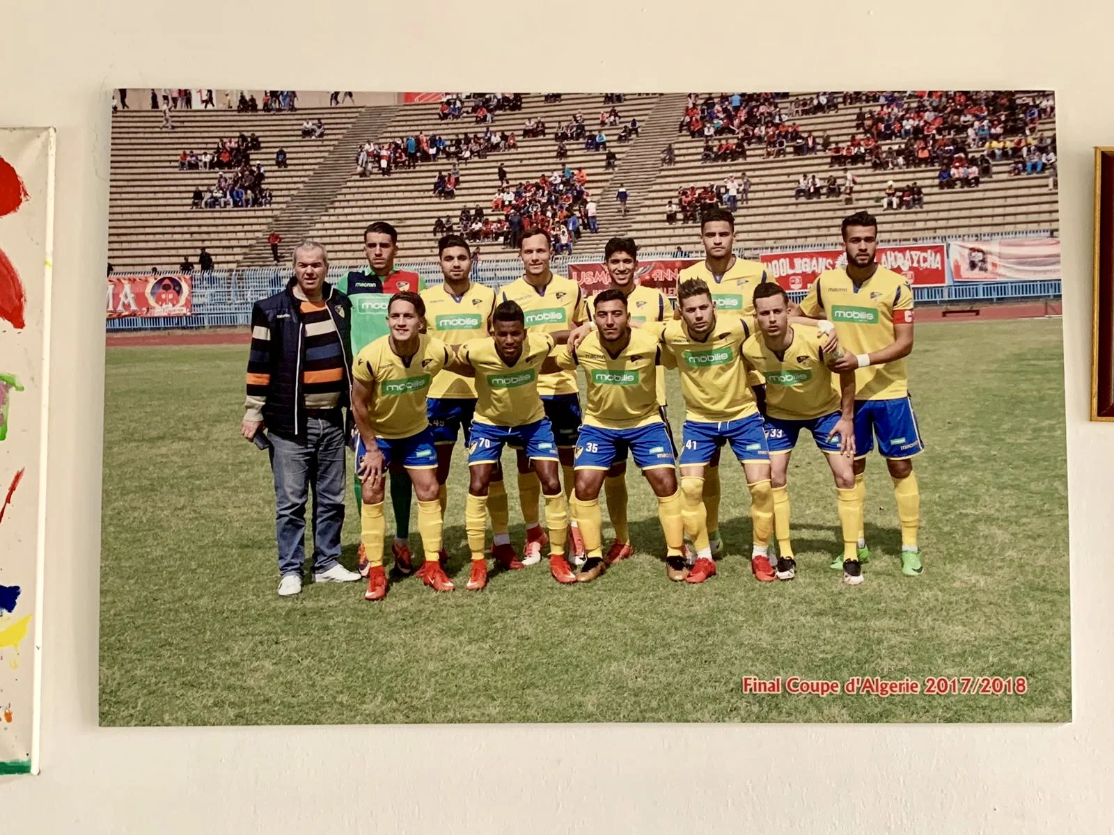 Algerian Cup final 2017/18. Next year Paradou will play continental football for the first time ever. Photo credit: Mohamed Brahdji ( dzfoot.com )