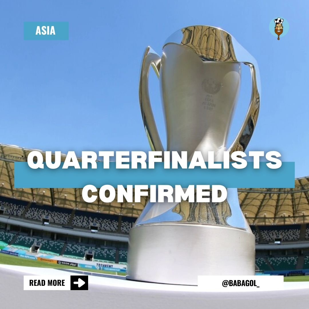 𝙌𝙐𝘼𝙍𝙏𝙀𝙍𝙁𝙄𝙉𝘼𝙇𝙄𝙎𝙏𝙎 𝘾𝙊𝙉𝙁𝙄𝙍𝙈𝙀𝘿 🏆

The groupd round for AFC U23 Asian Cup 2024 is over, now we are onto the knockout stage!

Who will win, and who will get their spot in the @olympics? 👀

#keepingfootballreal