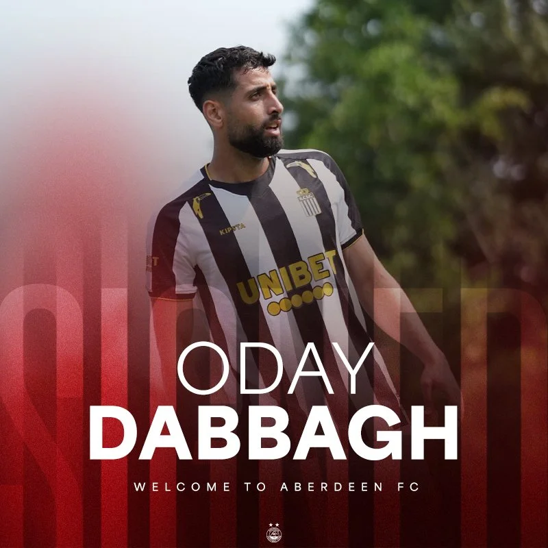 Aberdeen Sign Palestinian Striker Oday Dabbagh