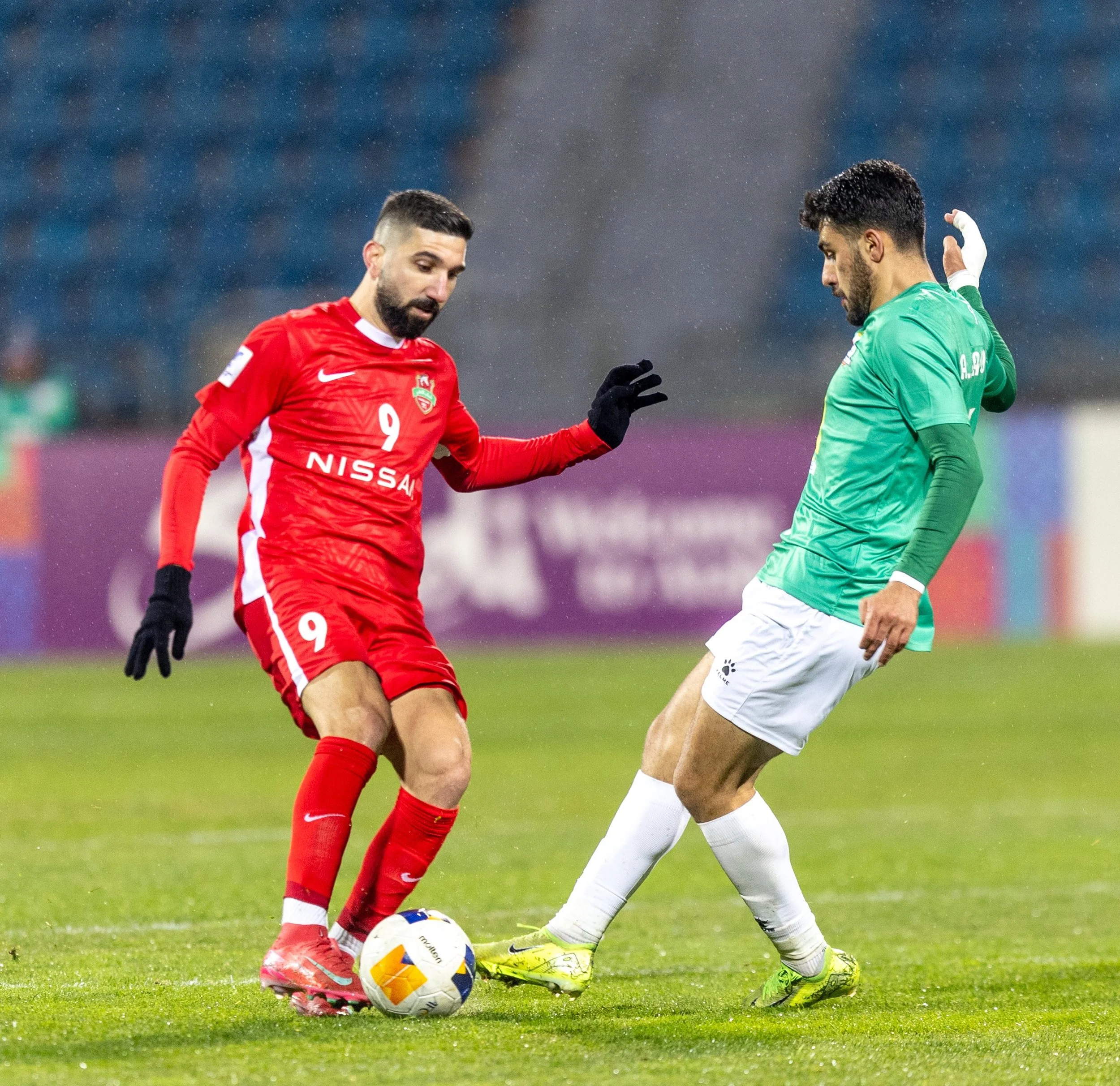 Jordan’s Al-Wehdat Fans Protest Israeli Player in AFC Champions League 2 Match