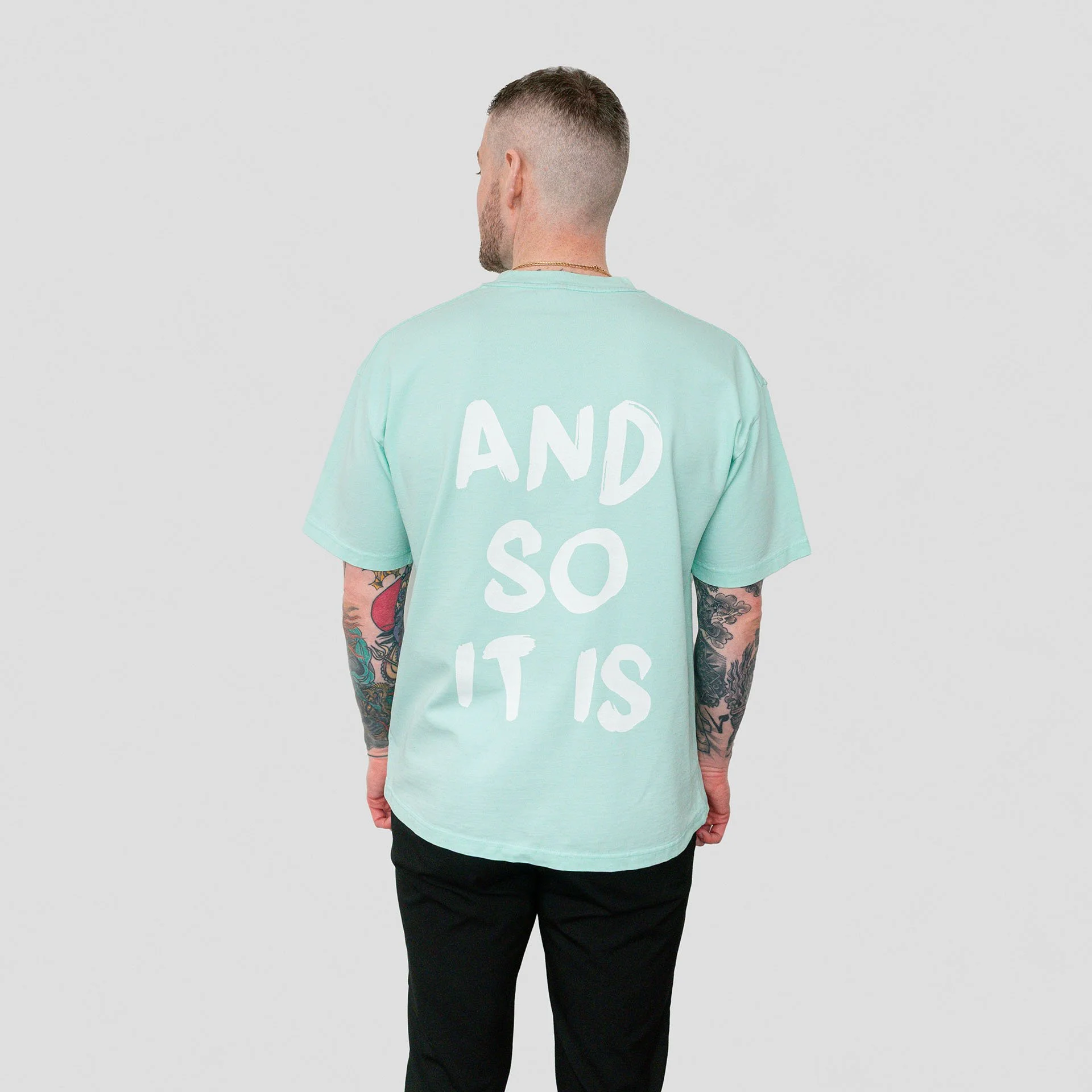 Angels Now Snow Washed Oversized Cotton T-Shirt