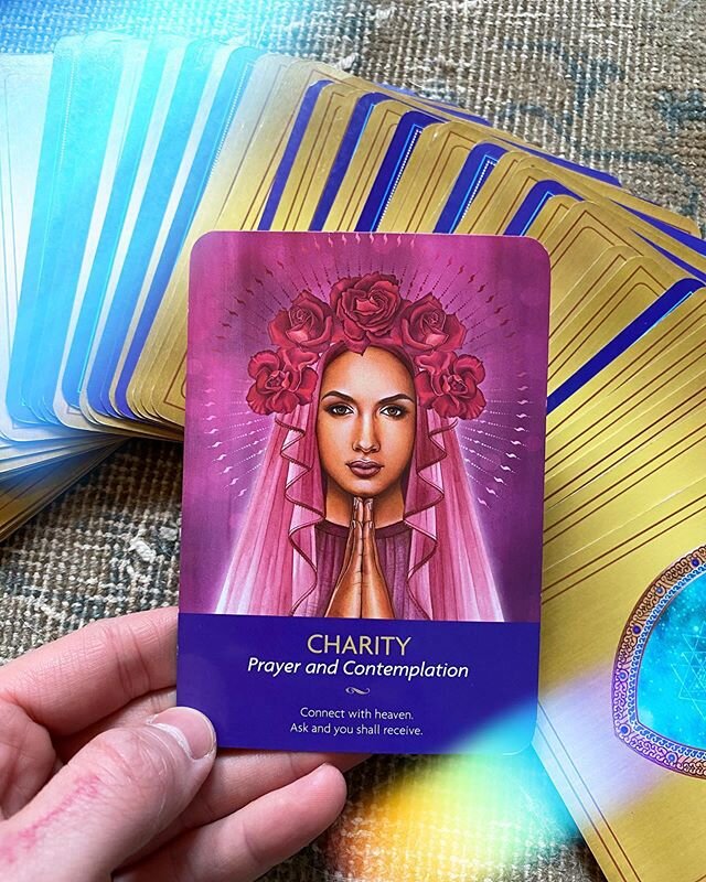 The powerful Archangel Charity is drawing close to you at this time because she has recognized that you have goodness in your heart and you have put others first. She brings you thanks and support. Move into prayer and meditation with regard to any d