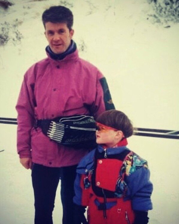 This morning when I wished my Dad Happy Father&rsquo;s Day I thanked him for good genes because I inherited my fiery spirit and my monster quads from him. Here&rsquo;s a pic from our first Ski Trip when I was about 5/6 🌈