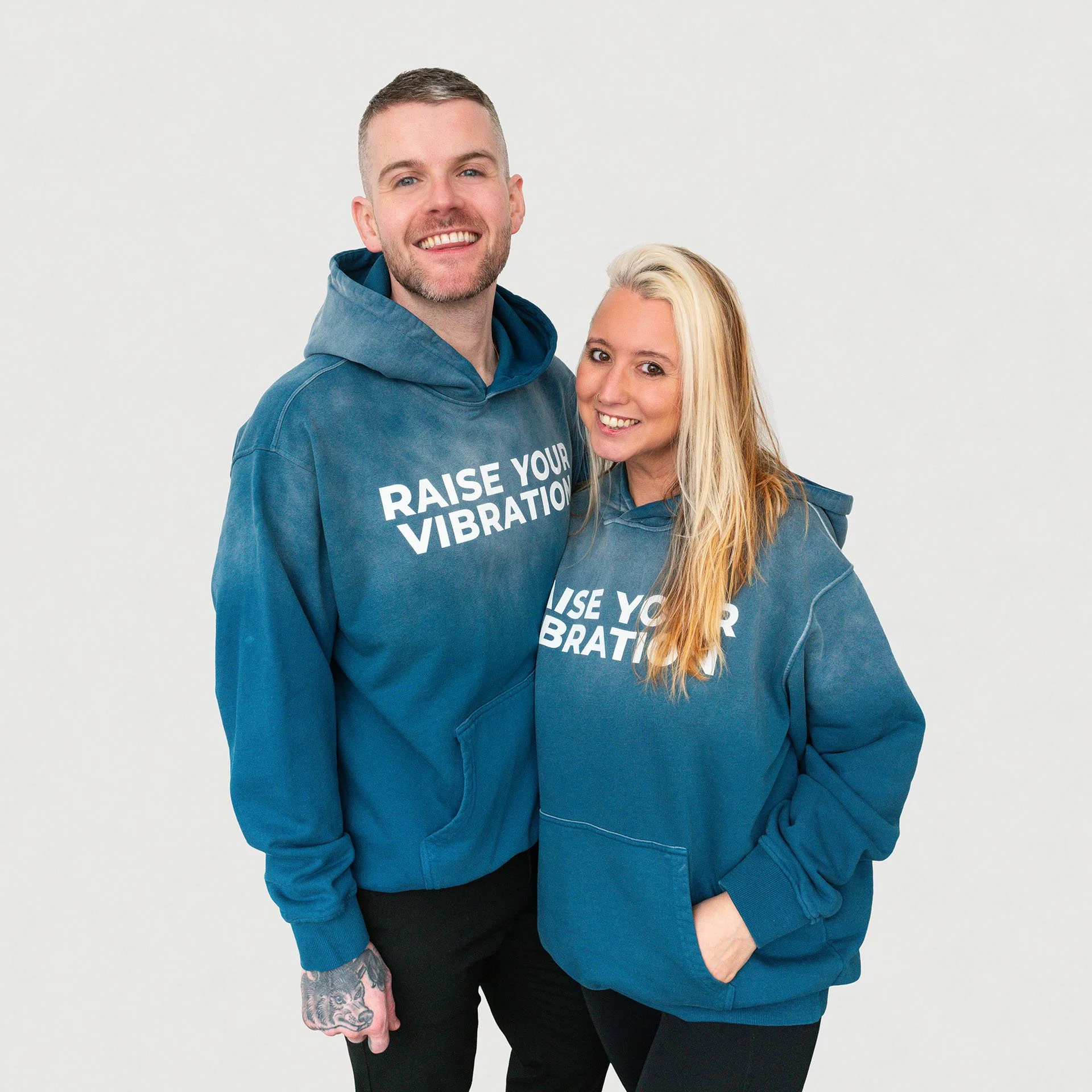 Raise Your Vibration Sunfade Oversized Hoodie