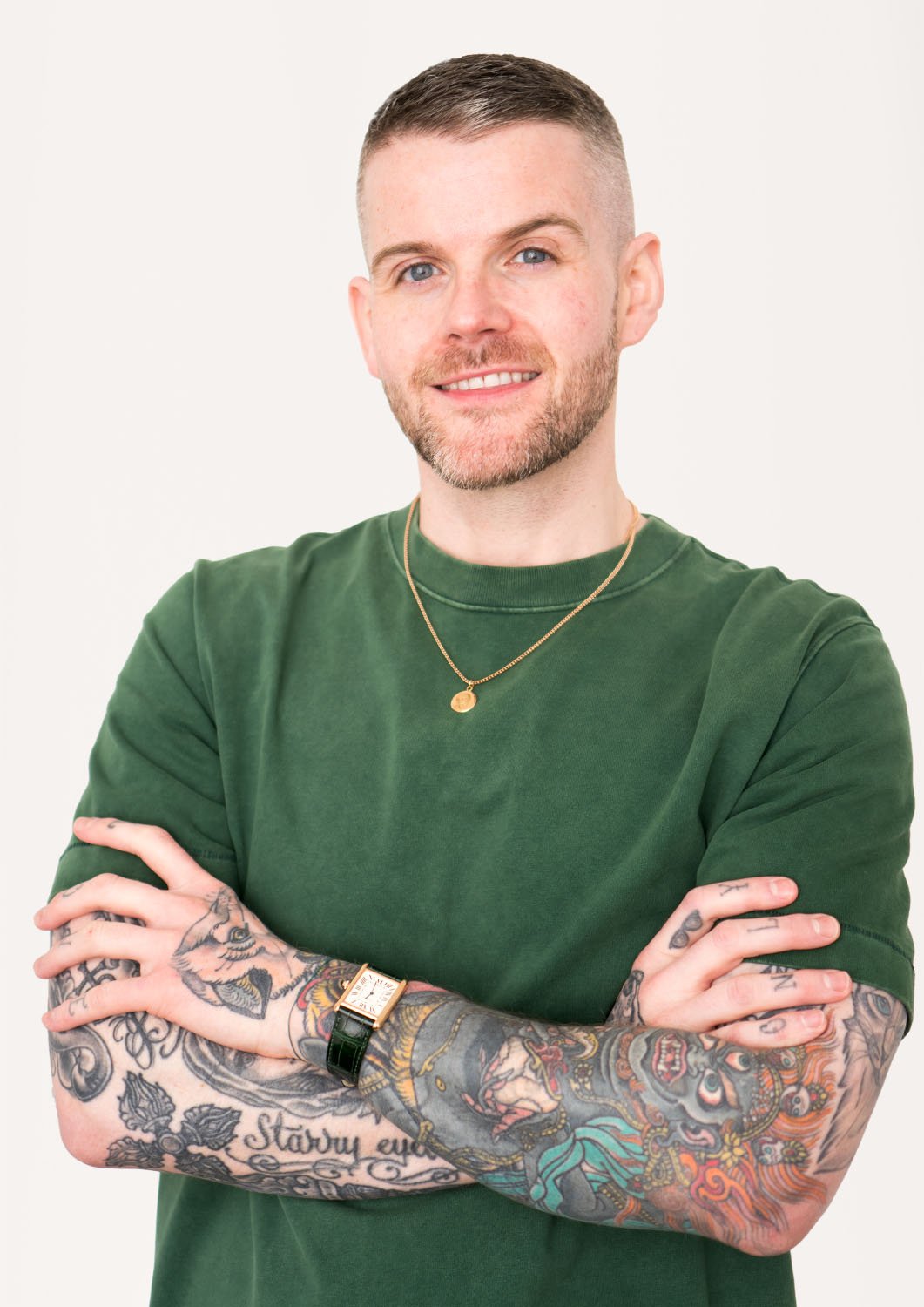 A portrait of author Kyle Gray