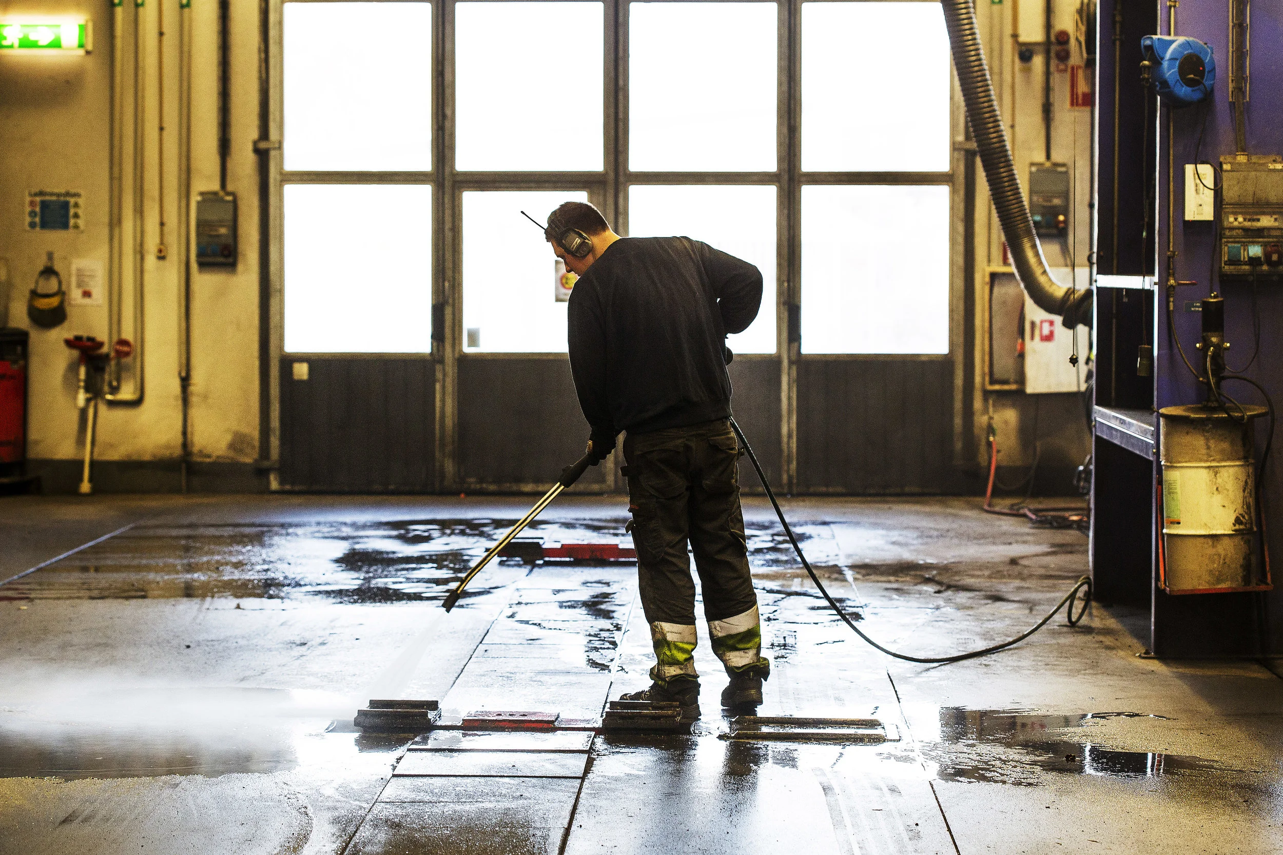 Bus garage for TRANSDEV