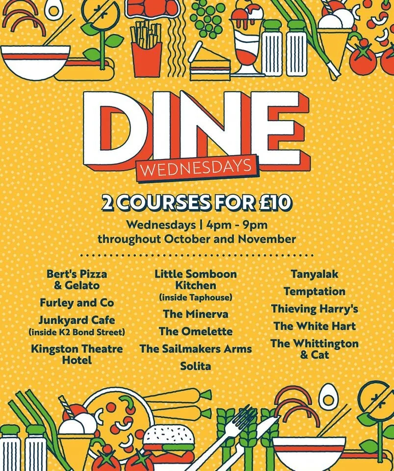 On Wednesdays We Dine for Ten Pounds! 