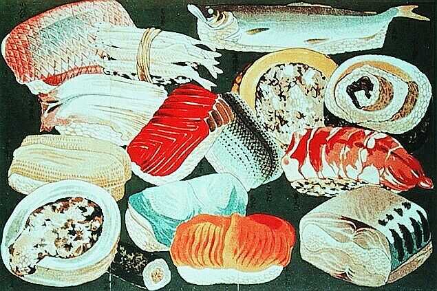 Sushi of Tokyo in 1800s