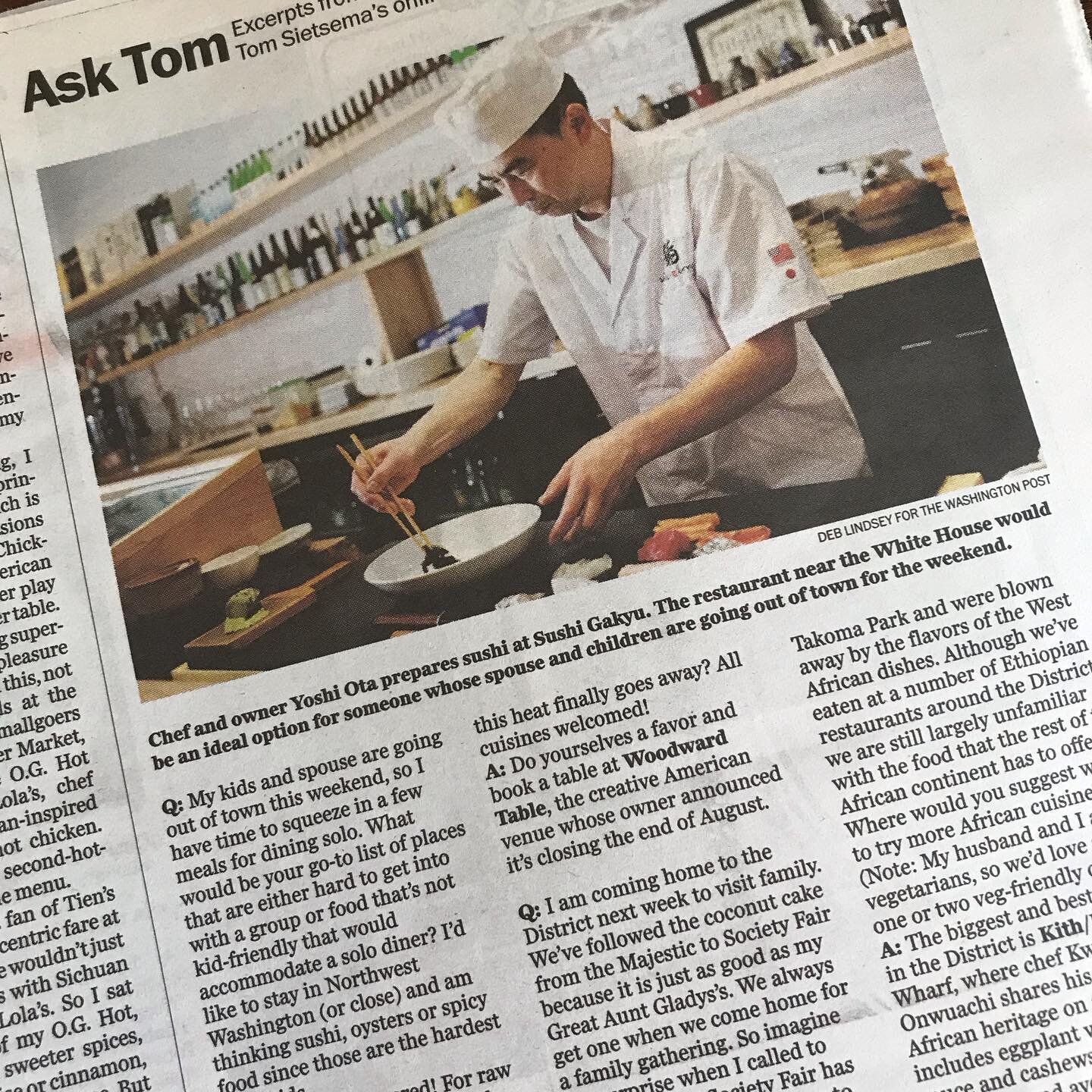 Thank you for your recommendation @tomsietsema @washingtonpost @deblindsey