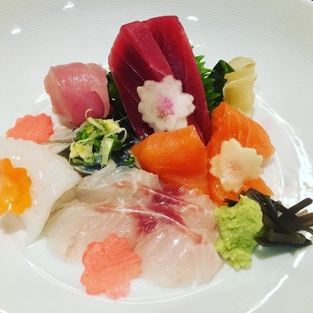 Cherry blossom has almost gone 😢 but our Sashimi dish is in full bloom 🌸