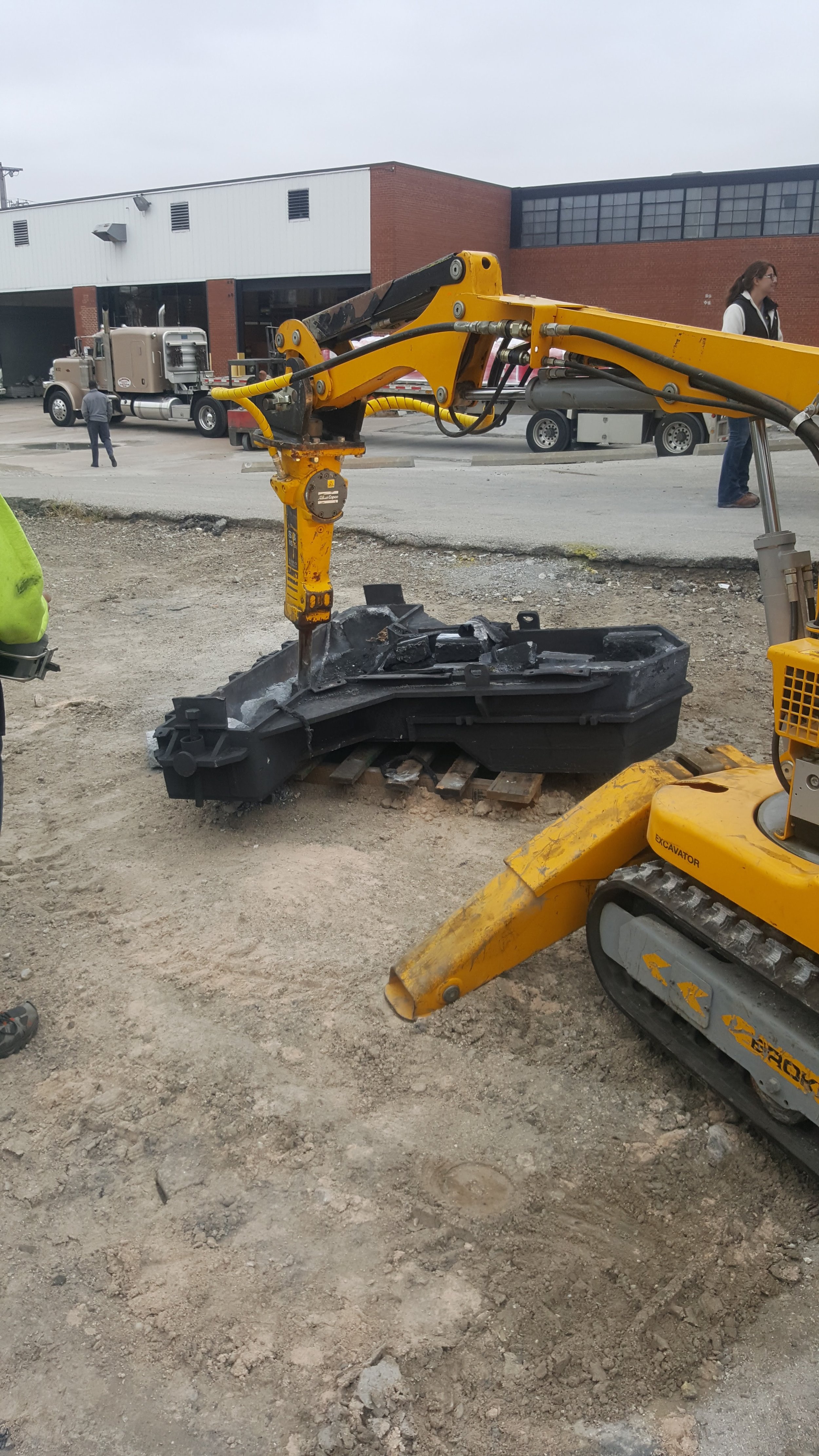 Brokk 90 "T" Launder Demolition