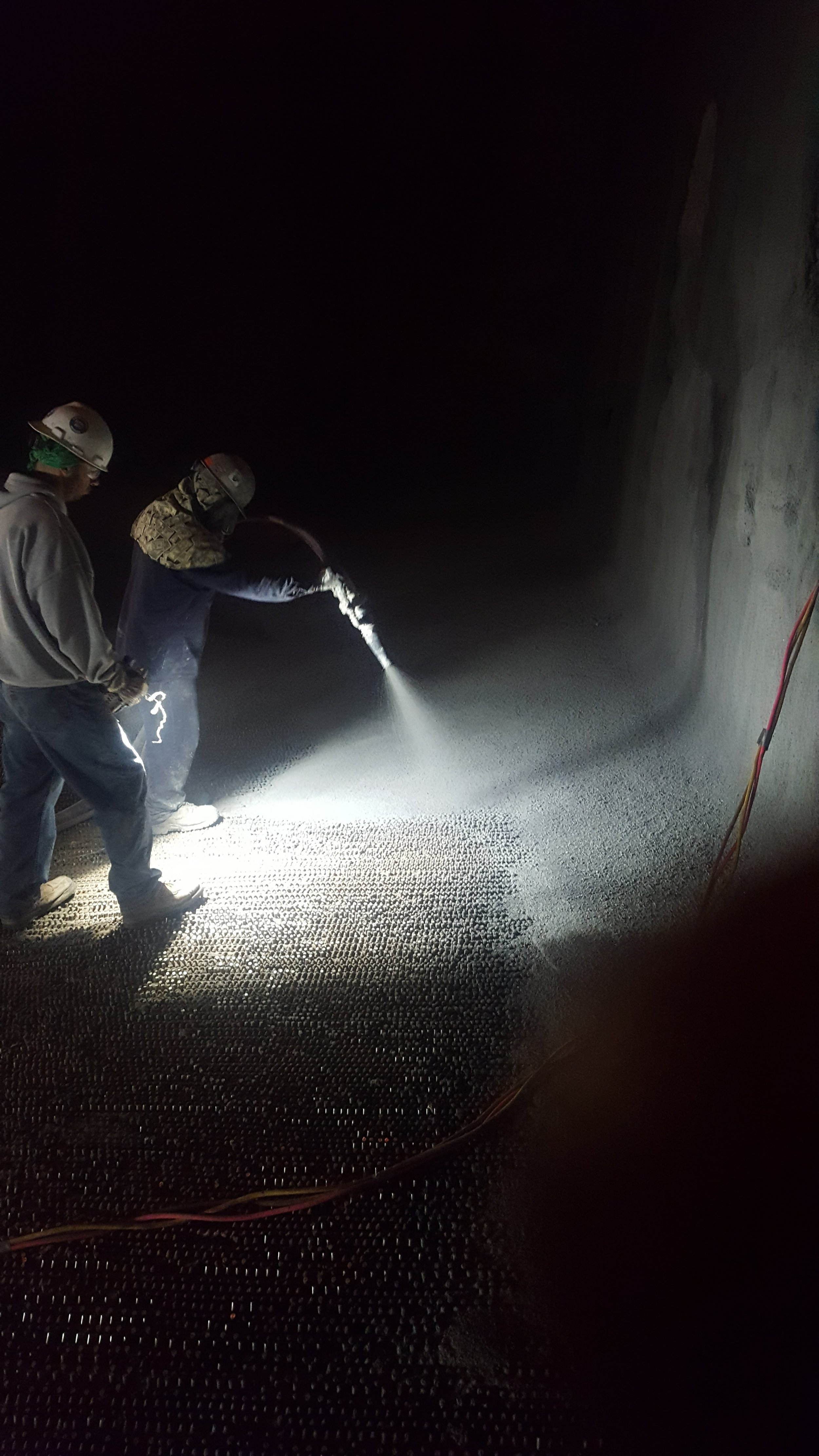 Boiler Floor Shotcrete