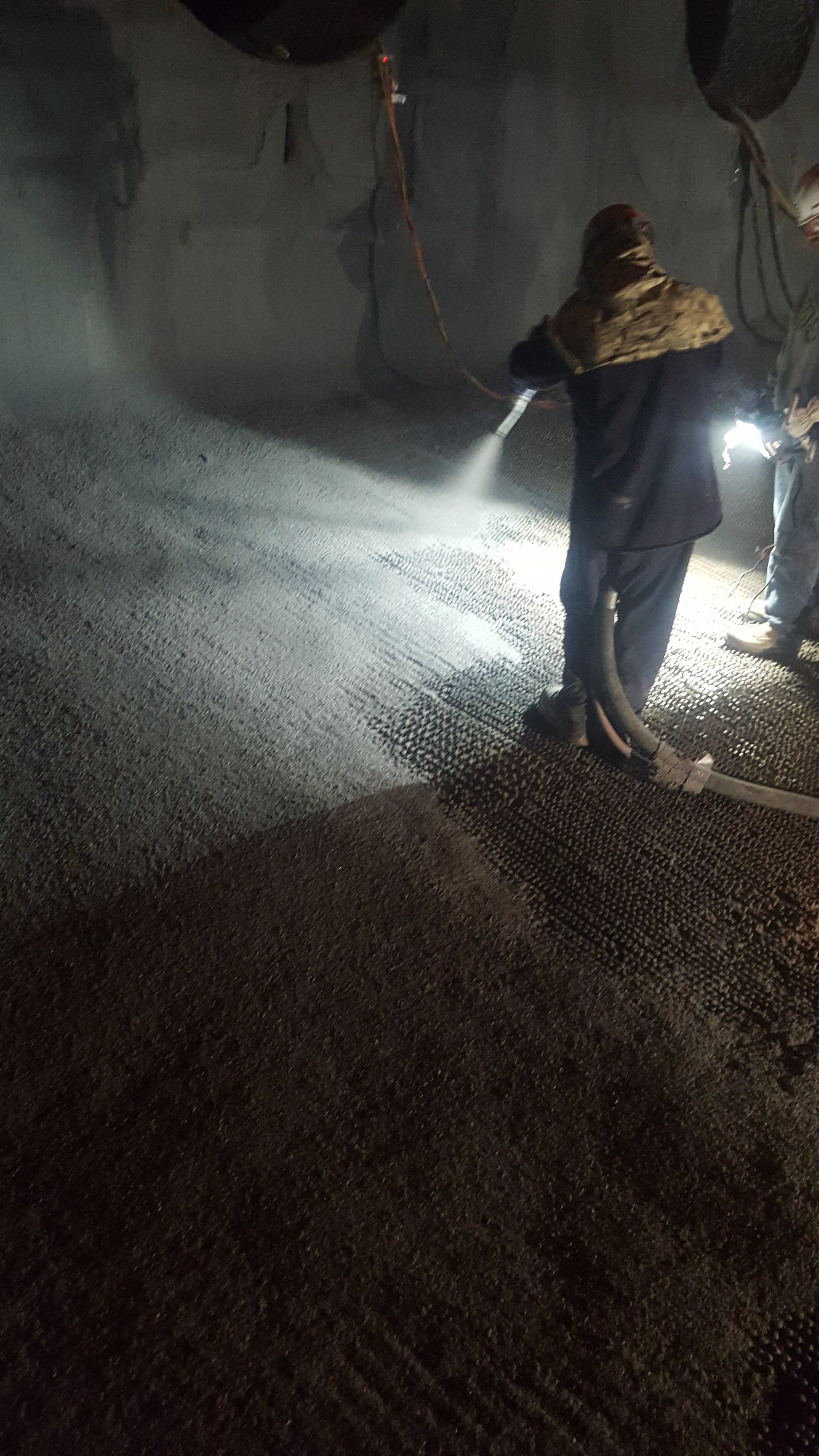 Boiler Floor Shotcrete