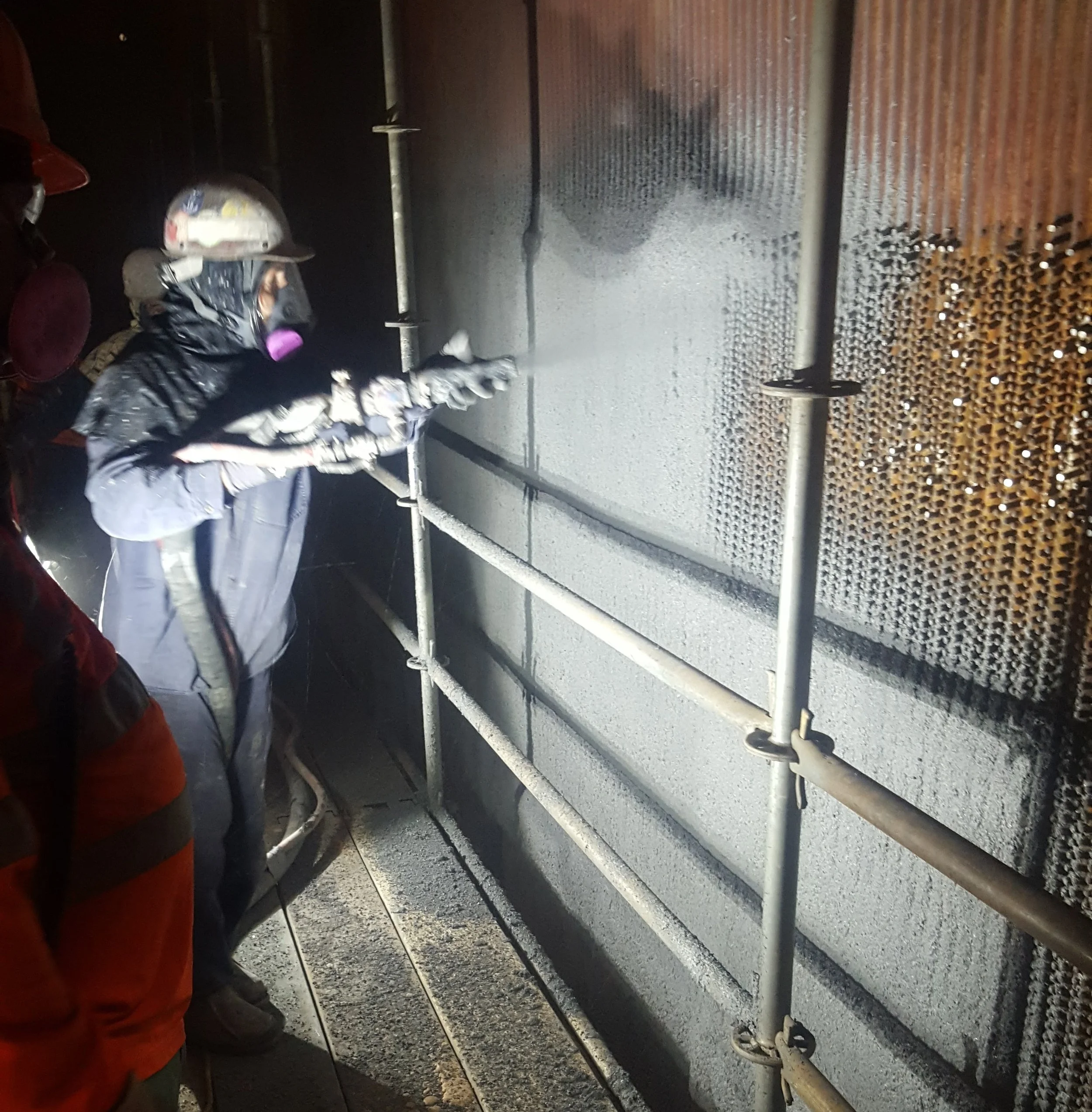 Refractory Shotcrete Installation — Christy Industrial Services