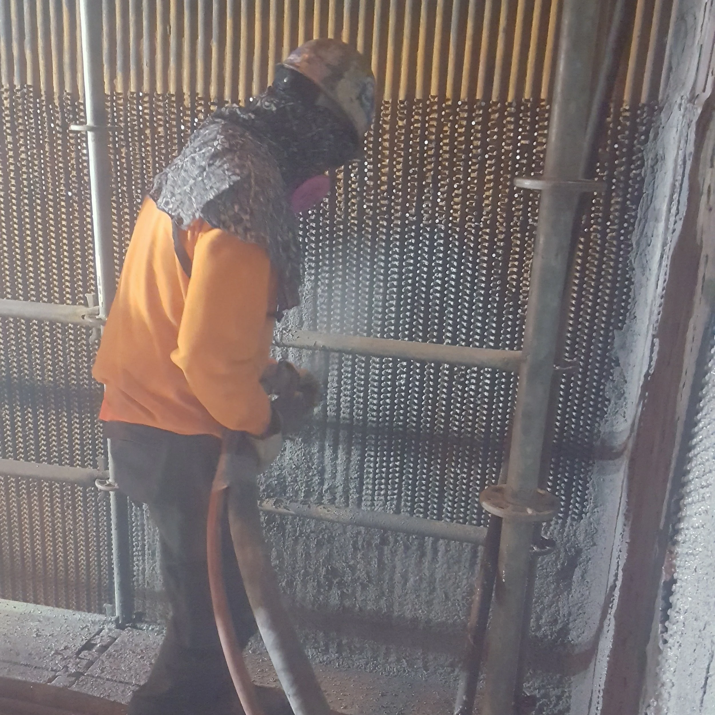 Refractory Shotcrete Installation — Christy Industrial Services