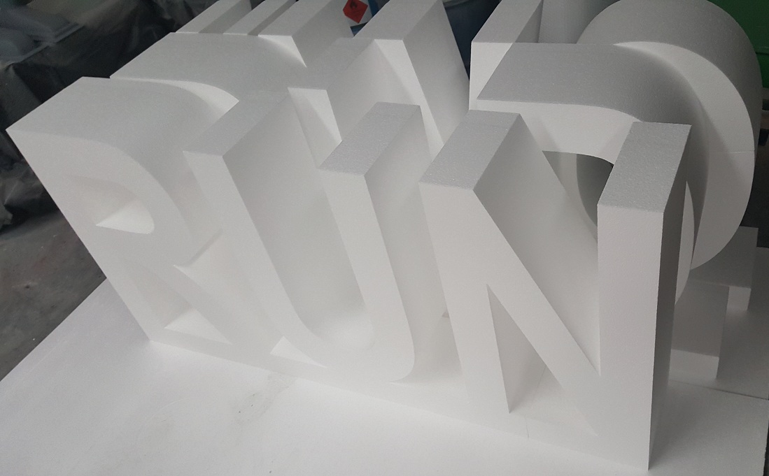 Hot wire cut letters