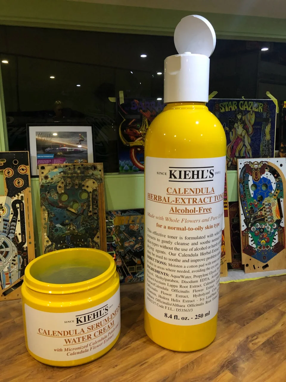 Large mockups for Kiehl's activation