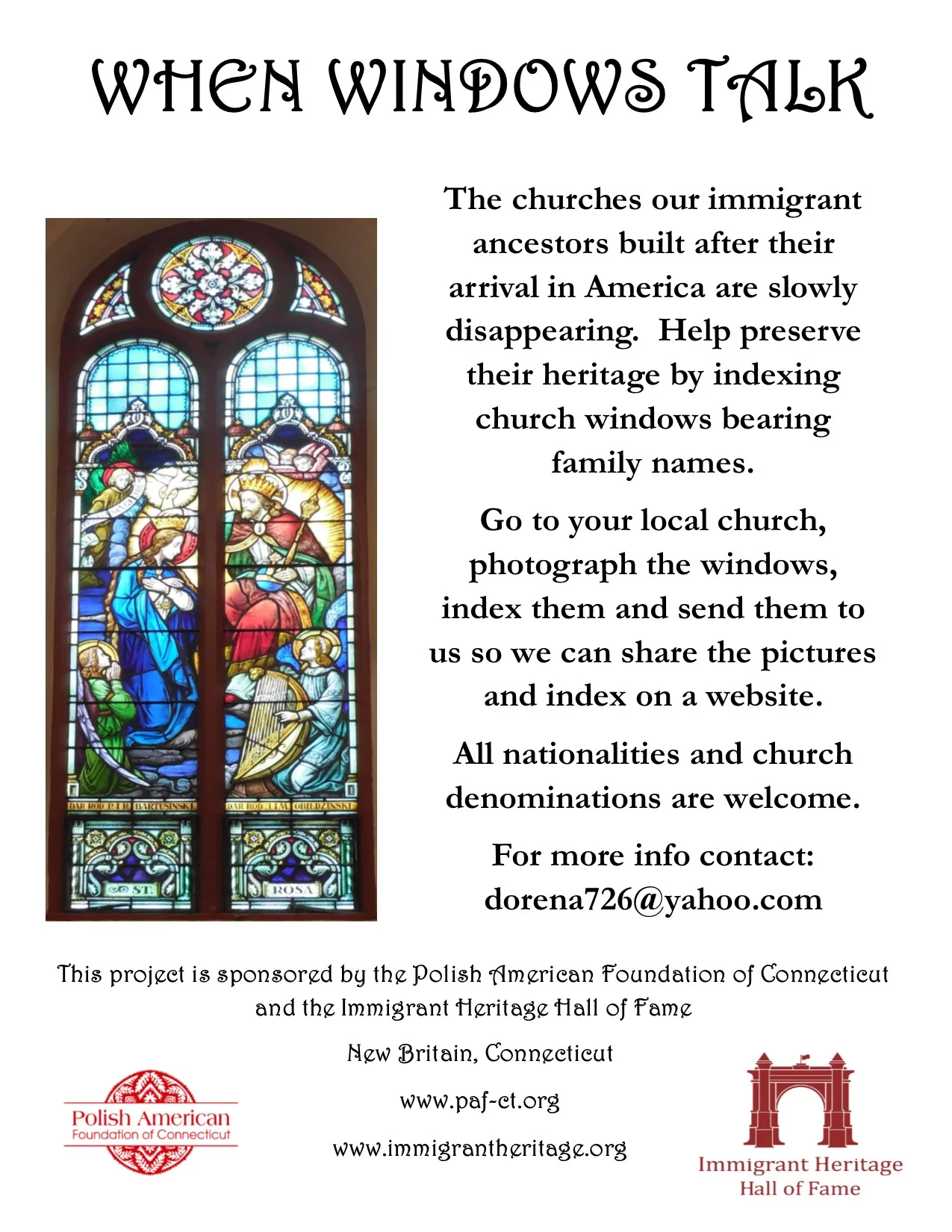 Church Window Project