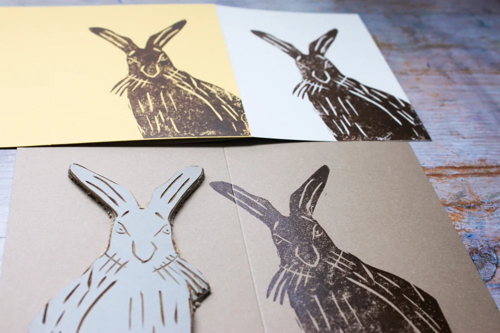 Linocut Workshop - March Hare