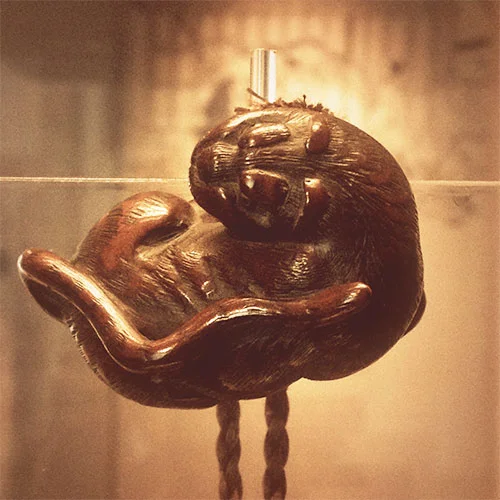 Netsuke - Monkey Grooming Unsigned