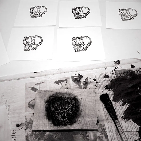 Printing the Woodblock