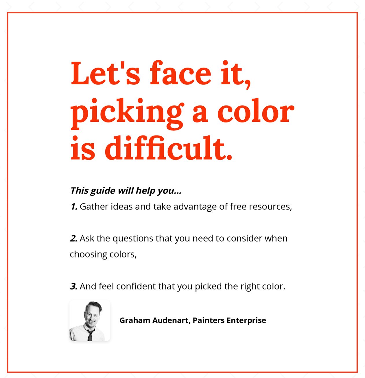 Find the right paint color