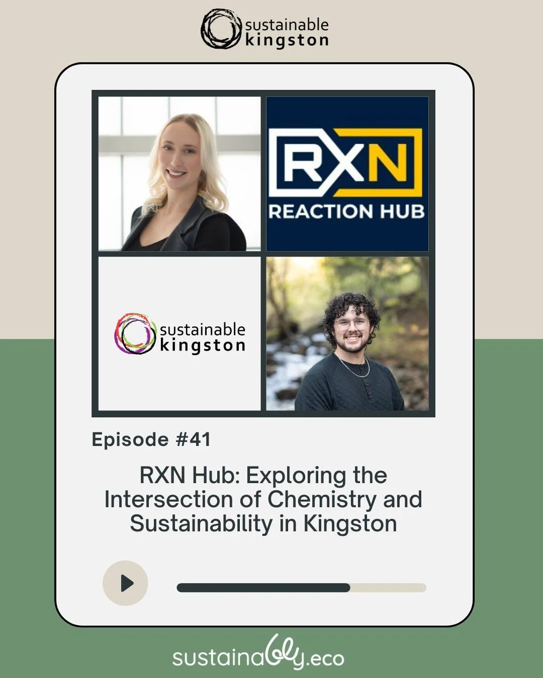 New episode alert! 🔬♻️

We&rsquo;re talking chemistry, innovation, and sustainability with @rxnhub_org 

Check out the link in our bio to tune into Episode 41 now! 🎙️