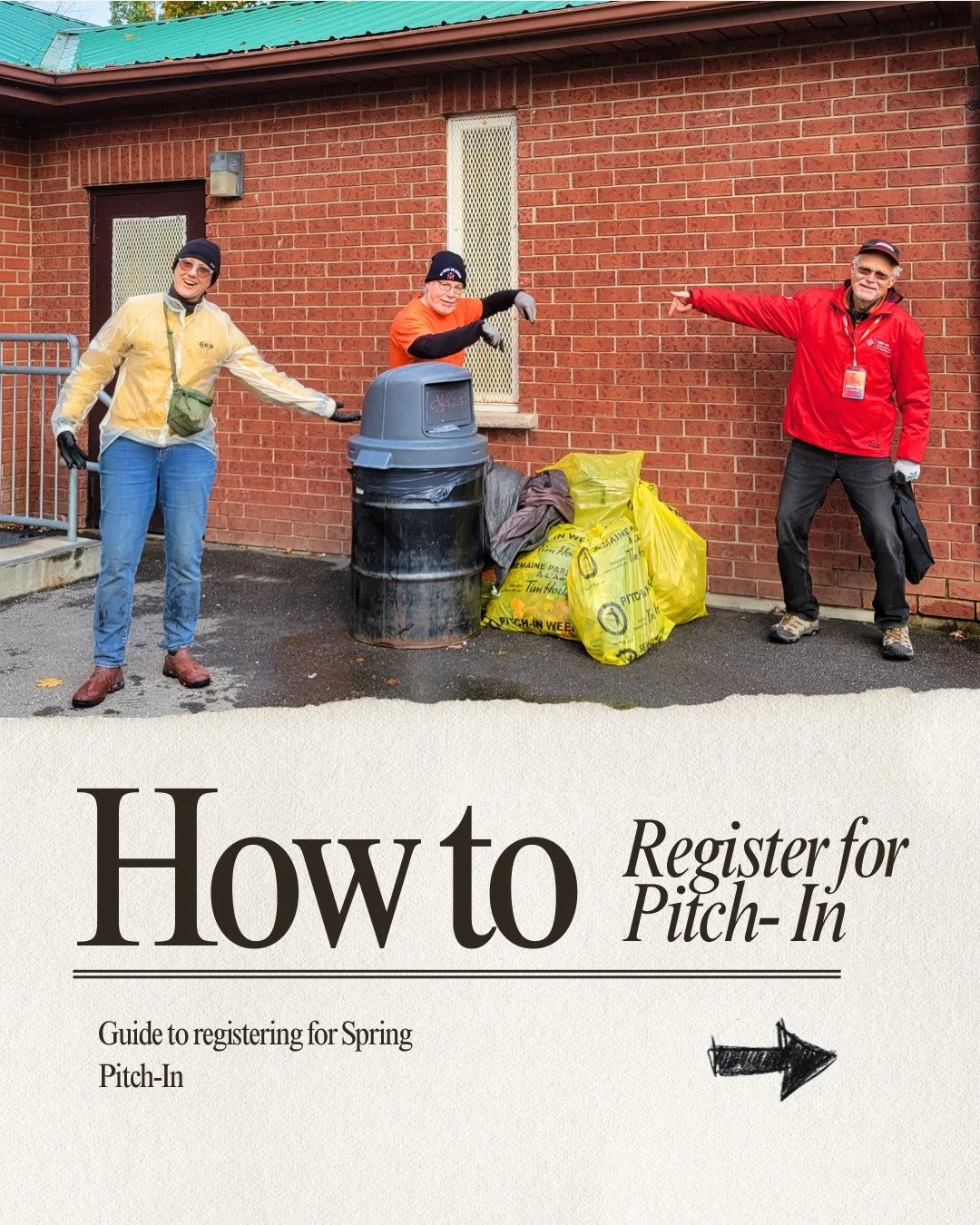 Let&rsquo;s do this, Kingston! 🌟

Pitch‑In registration is open, and we&rsquo;ve put together a simple walkthrough to help you get started. Grab your bags, gather your crew, and help keep our community beautiful.

Follow the link in our bio to regis