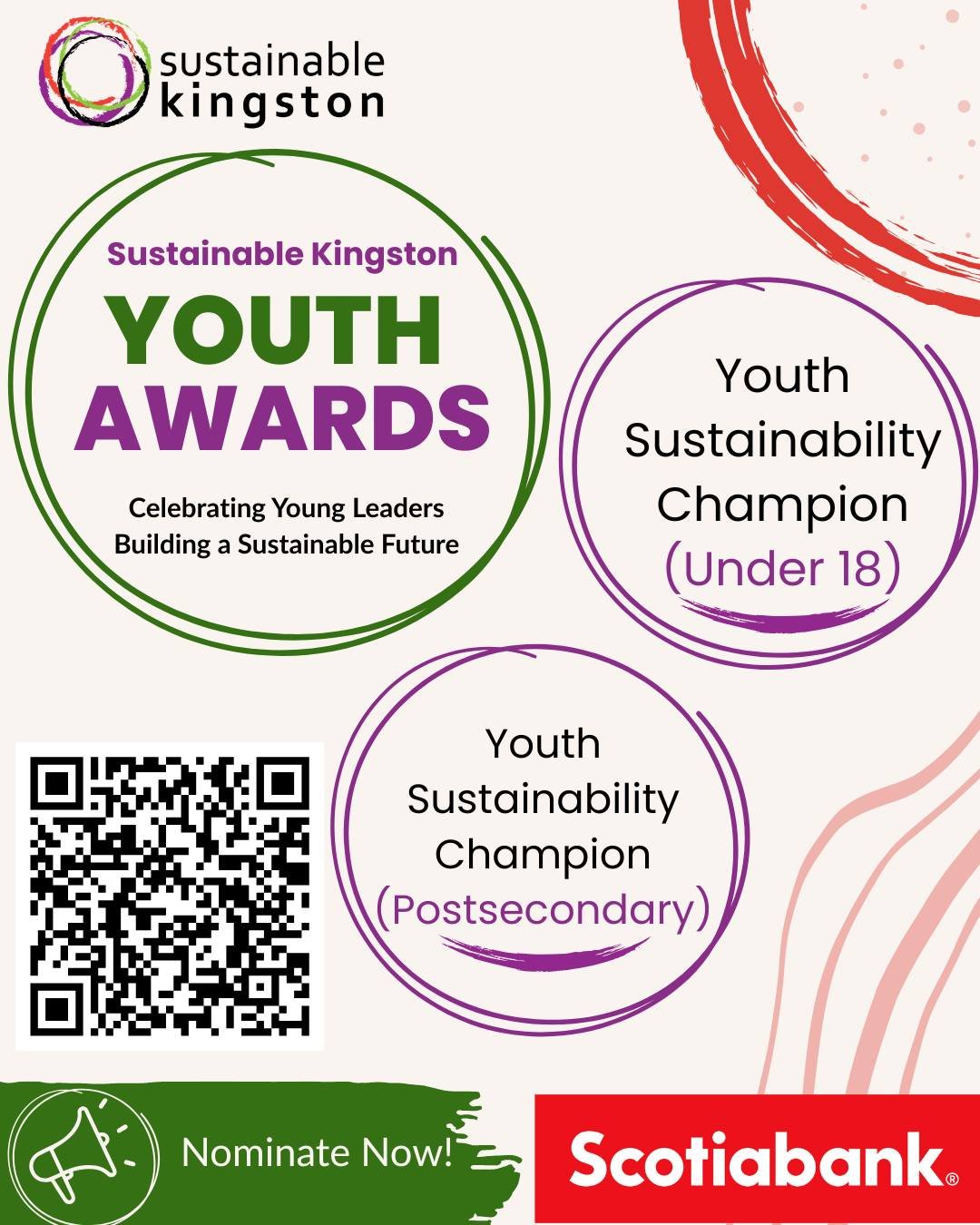 🌱 This September, the Sustainable Kingston Awards will celebrate the individuals, organizations, businesses, community groups, and young people helping create a more sustainable Kingston.

Alongside the Sustainable Kingston Awards, we're also recogn