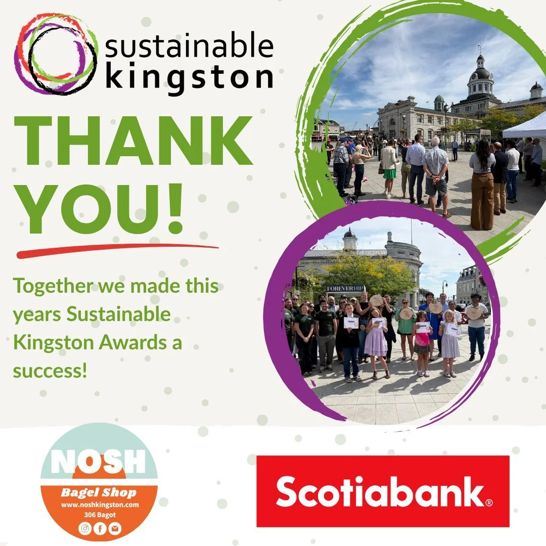 🌱 What a wonderful way to celebrate sustainability in Kingston!

A huge thank you to all of our 2026 Sustainable Kingston Award winners and to everyone who joined us to celebrate them. From large-scale operations to neighbourhood action, this year&r