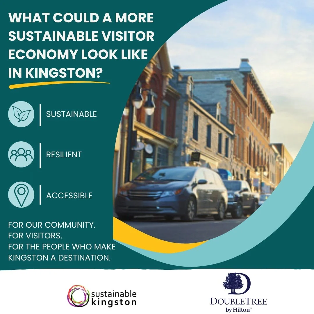What does a more sustainable visitor economy look like?

Tourism brings people to Kingston to experience our food, culture, waterfront, businesses and community. But how can we make sure that growth also supports the people who live and work here?

B