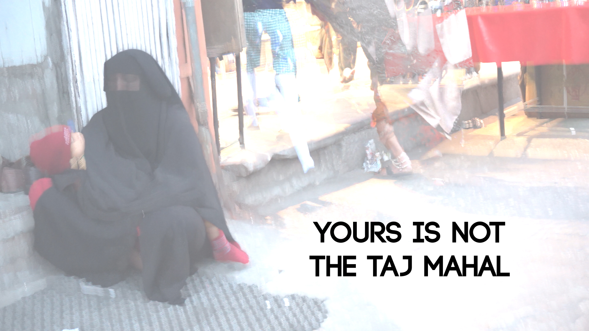 SYNOPSIS: 'Yours Is Not The Taj Mahal' is a grief induced fever dream caused by seeing a woman resembling a dead friend. The shadow of grief can envelop us at any time, mixing perception with memory and disintegrating boundaries between the living and dead. In an unexpected place a ghost appears, triggering a familiar conversation about the friends’ desire to know the end of every story before it is told. The narrator grapples with whether to reveal to her friend how she dies. What – or who – is altered by knowing the outcome? DIRECTOR'S STATEMENT: Two of my most important friends died within two years of one another. In exploring my relationship with each of them through film, the mode of expression conformed to their unique character and the type of friendship we had. Anne, my friend since first grade was connected to narrative. Causal relationships, characters and action ended up as ‘Gardening At Night’. My relationship with Inken, the most important friend of my young adulthood, was much more complicated. It was never difficult, but narrative couldn’t contain it. The constraints of time, space and causality did not align with the depth of our friendship or the power of her ghost over me. I met Inken in my first semester studying in Germany. She was fierce and radical. When we were in college she dropped out – not just of school - withdrawing from much of the world as a form of protest against the status quo. She was vehemently opposed to traditional institutions, but isolated and without structure she became depressed. Years later she called to tell me she had converted to Islam, married and had a daughter, all of which had alienated her ‘Aussteiger’ (outsider) friends. To me – non-religious, then single and childless – I was thankful and knew these things had saved her. As a convert she became highly conservative in how she dressed and behaved. When I took my fiancé to meet her she would not shake his hand or remove her hijab in front of him. She prayed 5 times a day. And she was happy, structured and reveling in her little girl. Years later our sons were born within days of each other. When I contacted her to tell her I was pregnant again, she didn’t respond. Periodically I reached out to her, but to no avail. Long periods of silence were not new to us. We’d been friends for decades, lived on different continents and moved in different stratospheres. But whenever we came together no time had elapsed and no judgments were passed. Finally I reached out to her parents to find a current address and they told me why she had been silent for so long. She’d been killed in a car accident on the way to the airport in Algiers after visiting her in-laws. Her children were in the car with her, unhurt. Inken’s father was waiting to pick them up in Frankfurt and instead of bringing them home, he boarded a plane to attend her funeral. In accordance with her religious beliefs, she needed to be buried within 24 hours of death. Grief from far away is no less painful or acute. Grief collapses distance and temporal lapses and puts you face to face with a void. 