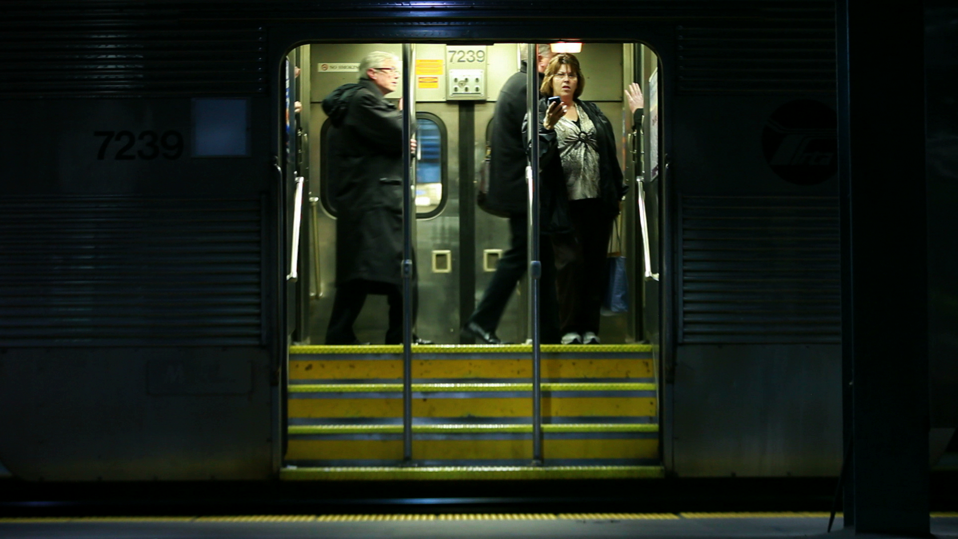 SYNOPSIS: Our daily rituals are haunted by absence. signals: where do we go from here? imagines our private ghosts interrupting those routines. Do we hear their signals or are we too absorbed in the monotony of motion to notice? The film explores how temporal disruptions affect space and public routines. DIRECTOR'S STATEMENT: Whether ghosts are real can be debated - and everyone has an opinion or a story- but hauntings are unequivocally real. We carry loss, regret and collective traumas within us. Horror films reference the uncanny, or 'the familiar made strange'. Daily routines are so ingrained in our psyche, that we lose sight of our surroundings and even ourselves, creating uncanniness within us. When something breaks our routine it piques our attention and renders the environment otherworldly and slightly off-kilter. SIGNALS: WHERE DO WE GO FROM HERE? is a visual poem about the intrusion of a haunting presence into the settings where we operate on auto-pilot. Maybe the routine hypnotizes us, making us susceptible to our unconscious fears. The hypnotizing effects of ritual can also prevent us from registering new sensations. What will you notice on your way home?