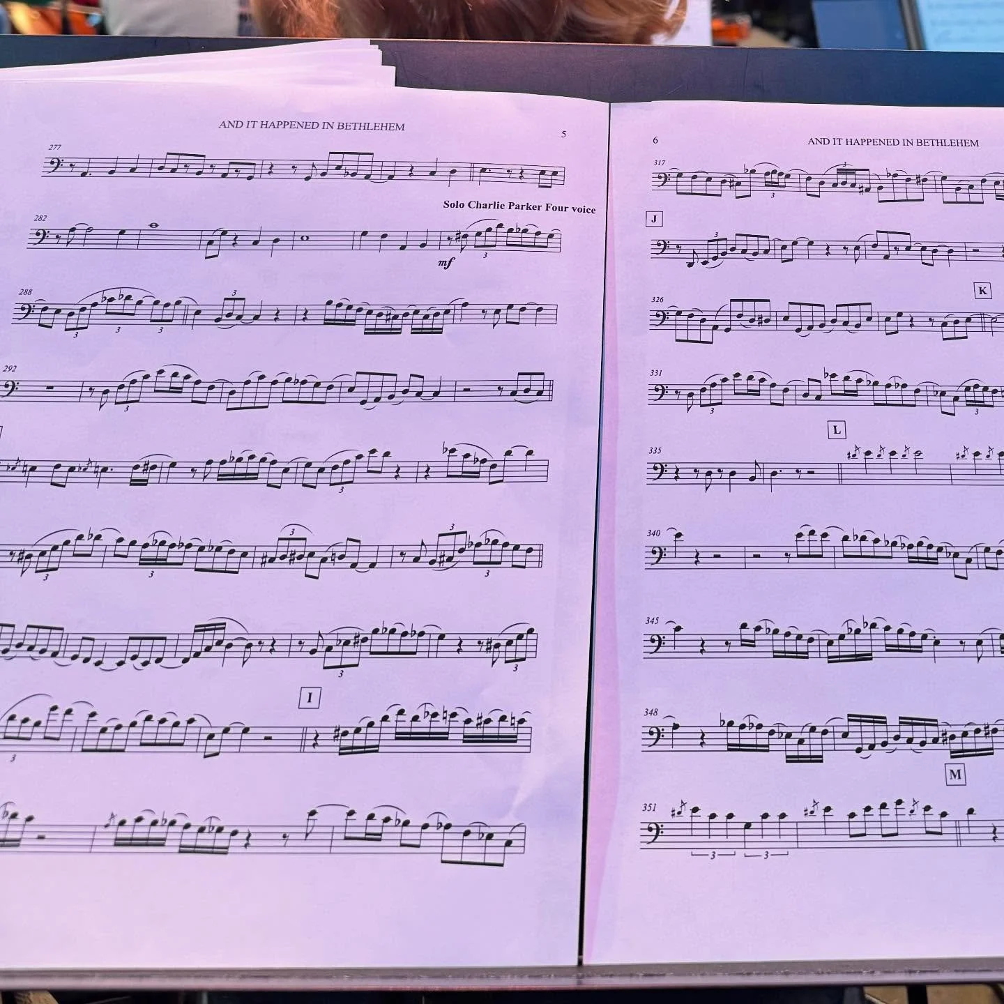 Ringing in some holiday cheer with a bit of Christmas sight reeding 🤣 and no that&rsquo;s not a saxophone part, just a few Bird inspired jazz riffs for bassoon! And maybe one of the best Christmas song arrangements I&rsquo;ve played in a very long t
