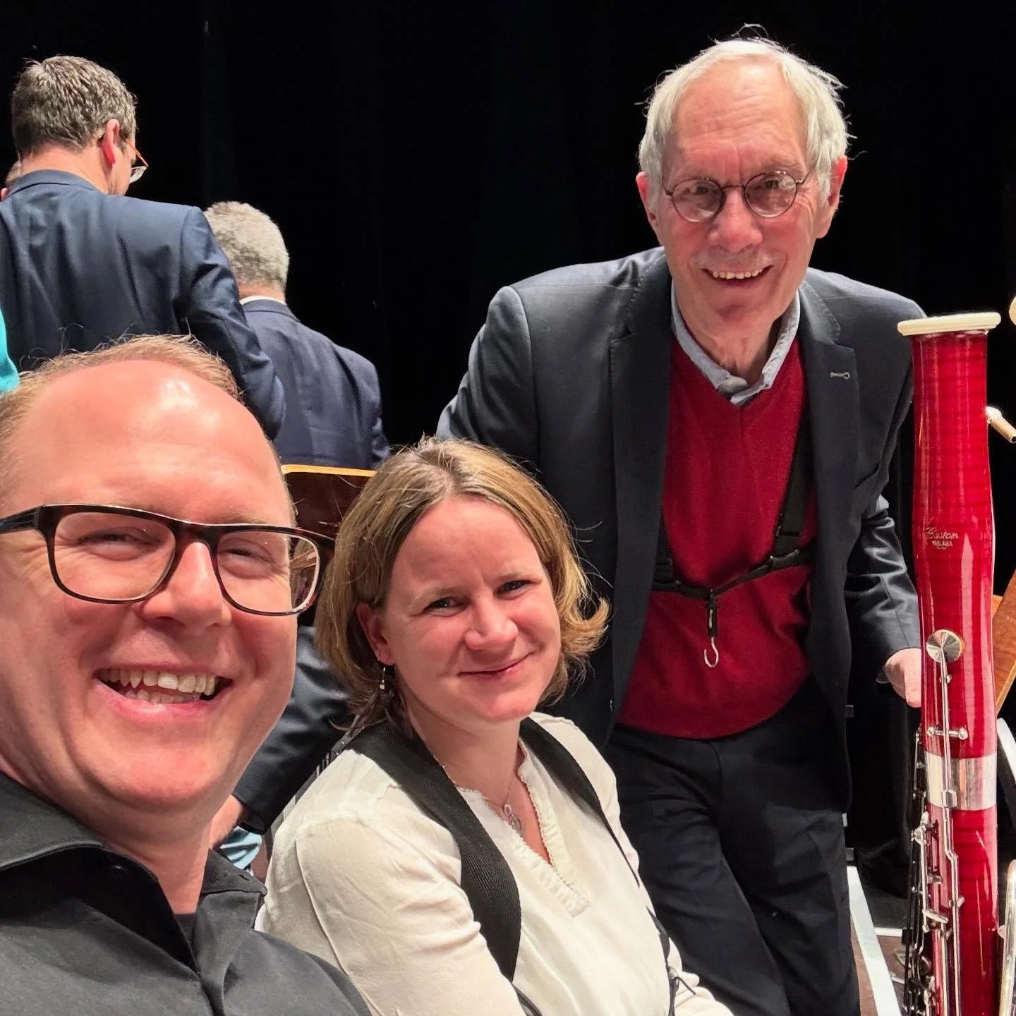 New bassoon friends! Such a pleasure to perform with Elo&iuml;se and Gerhard and with family (Christian &amp; Karl in the strings) on stage and even family in the audience for the Lingen Jubilee celebrating the 1050 years of the town of Lingen, DE pe