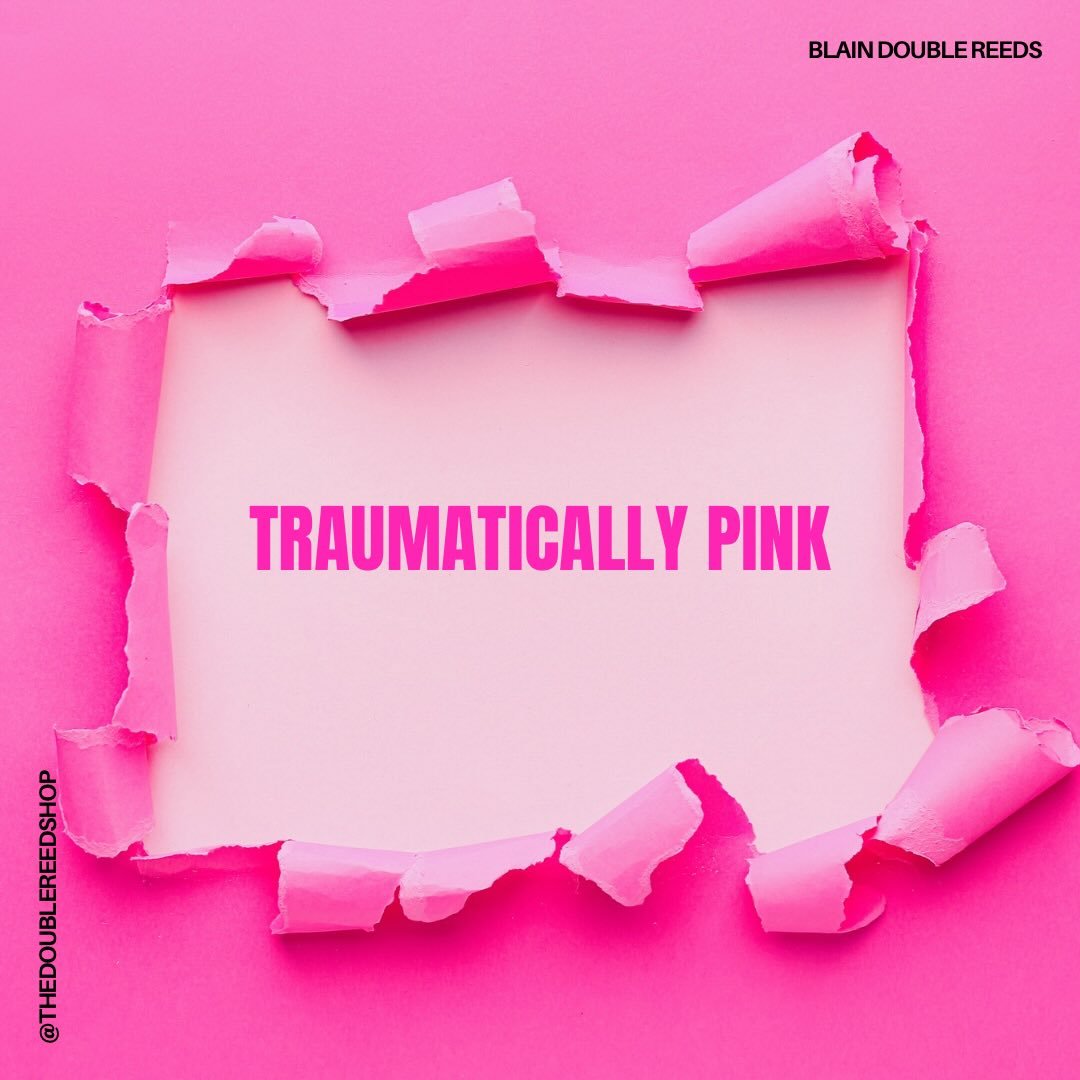 It&rsquo;s pink thread. #squirrelystash #bassoon #oboe #doublereed