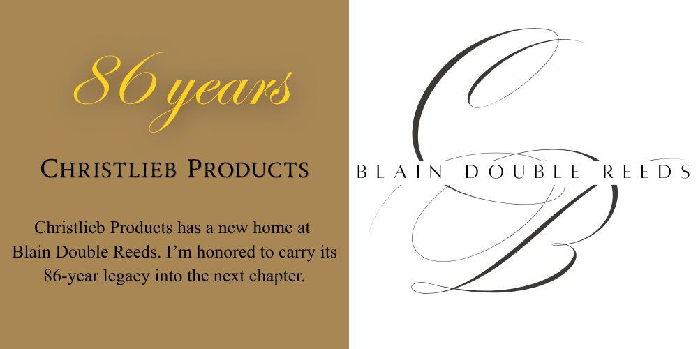 Blain Double Reeds