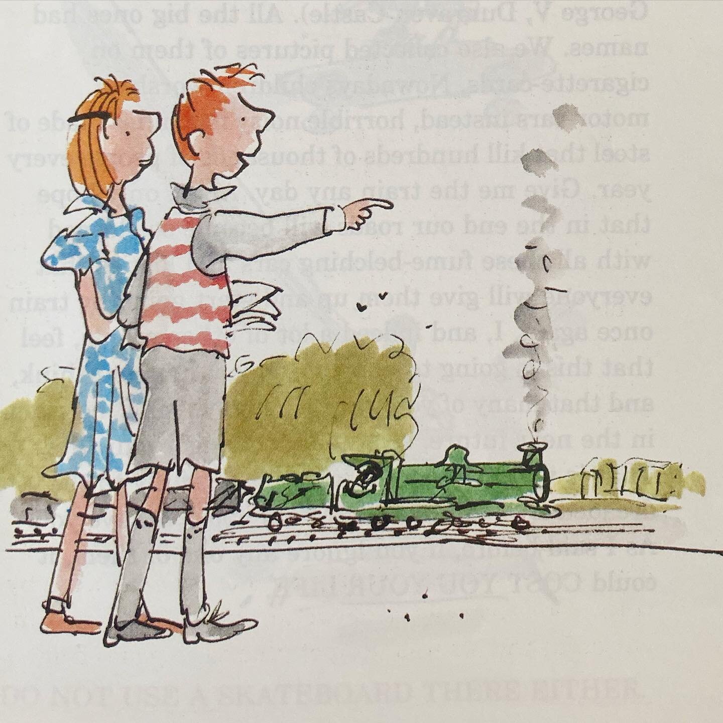 They don&rsquo;t make &lsquo;em like the used to! Health and Safety on the Railway Quentin Blake and Roald Dahl stylee!

#roalddahl 
#quentinblake 
#trainenthusiast