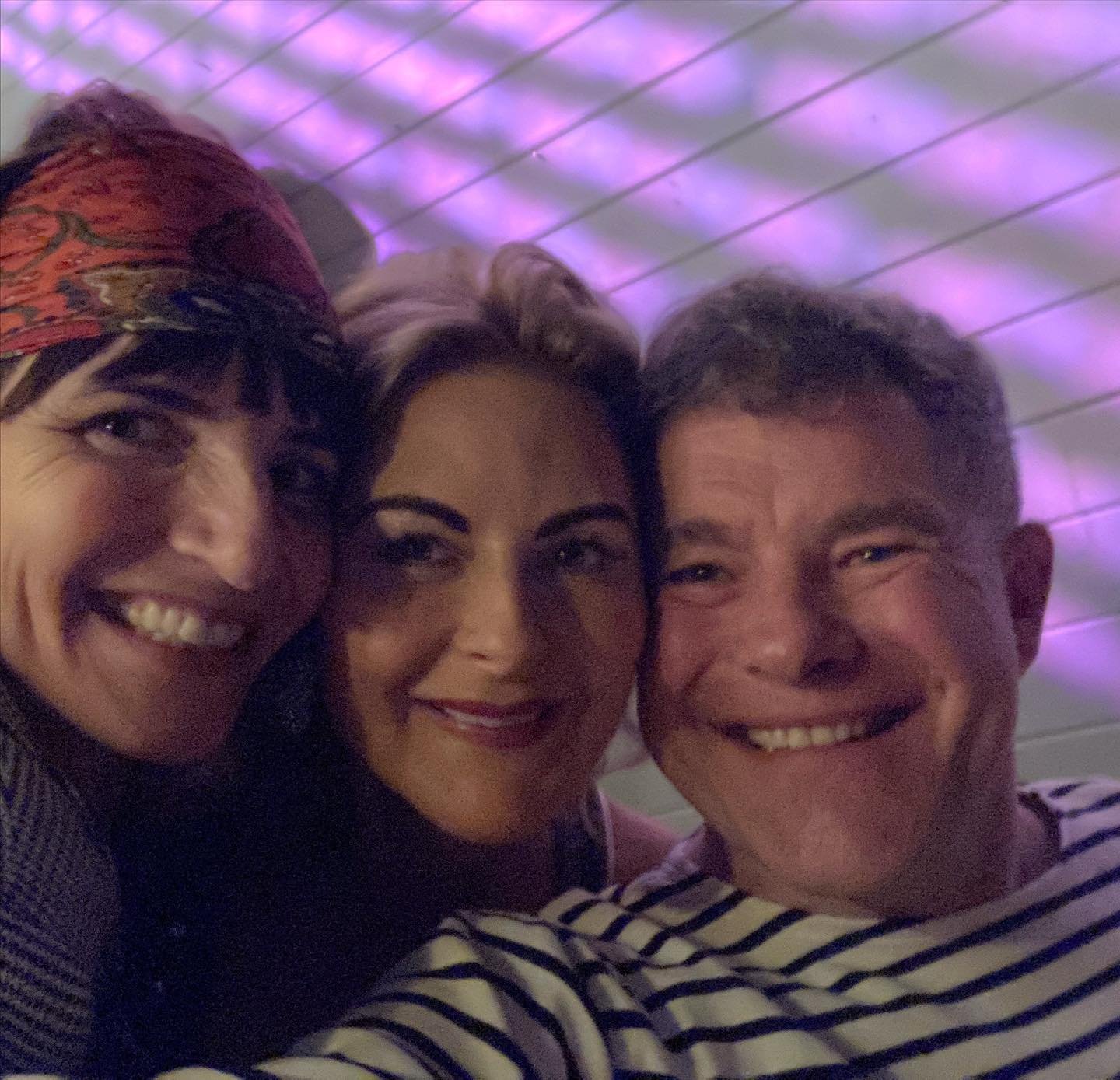 All for one and one for all! The Three Musketeers&hellip; ear to ear&hellip; larging it up after all these years! 

Happy birthday to our dear friend @cazhanson with love from @peppermaryanne @dimainstone and @mainstonepress . Thanks for a magical ev