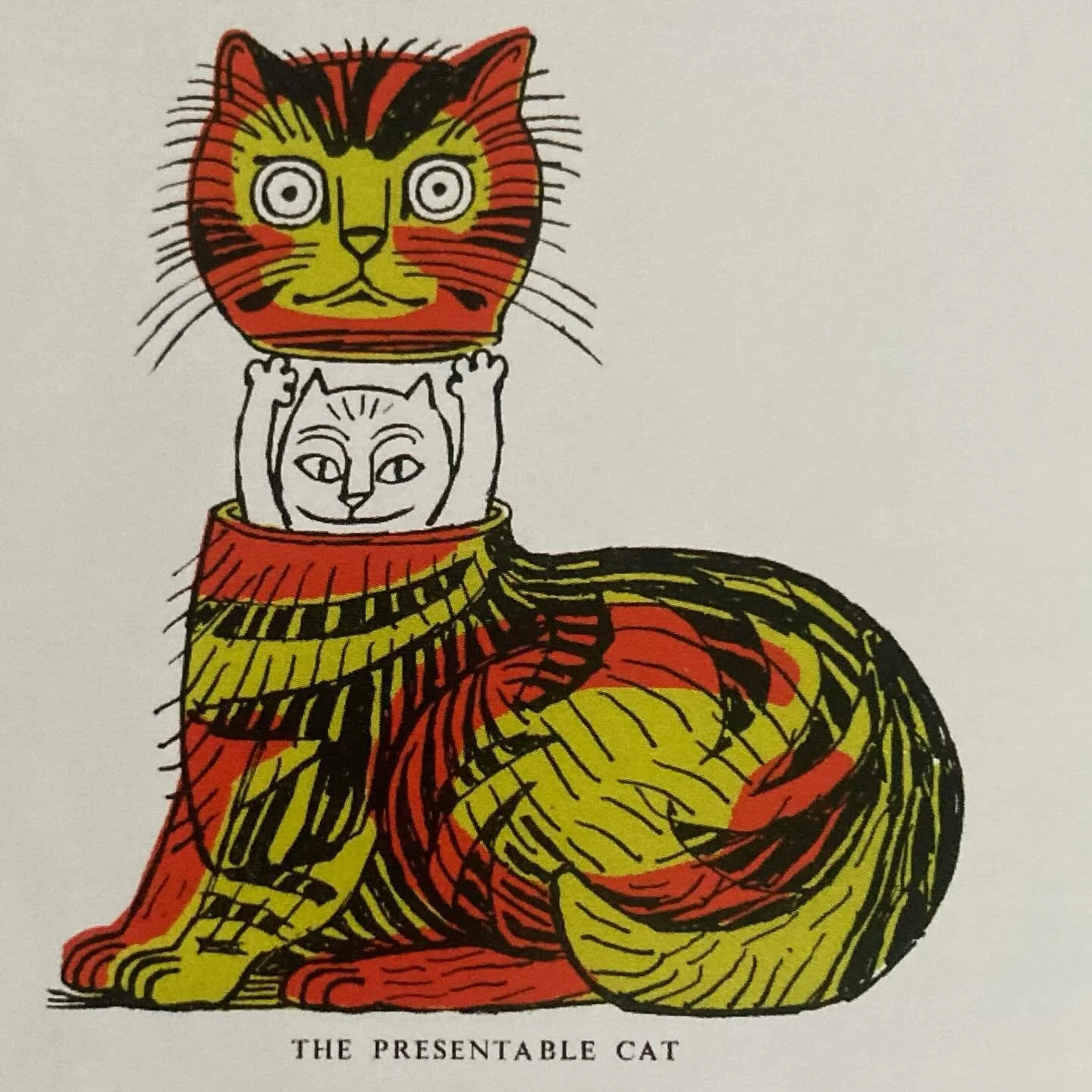 Are you feline festive&hellip; then how about some moggylicious Christmas cats?  These are by the one and only Edward Bawden for a 1950s Fortnum &amp; Mason Cat-alogue. 

They are also featured in our book - Entertaining &agrave; la Carte - from 2007