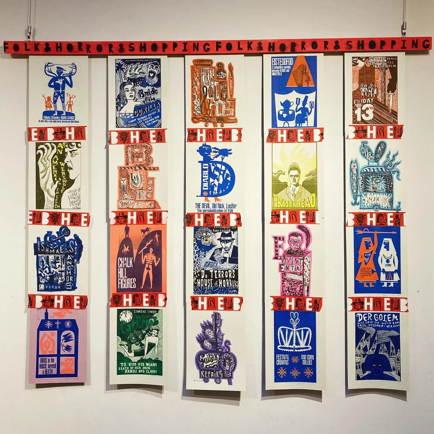 If you love surreal shopfronts, fabulous folk art, and epic horror films you are in for a treat. Head to Fournier Street in East London where @townhousespitalfields will be hosting an extraordinary exhibition of alphabets by @darktownresident  @mario