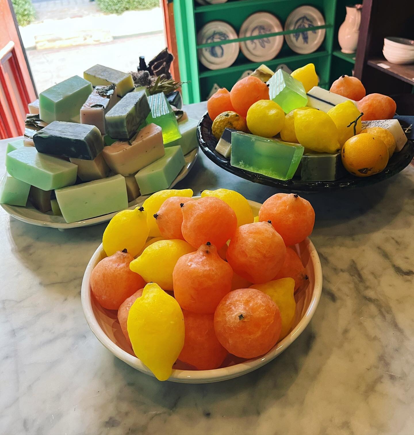 Our range of handcrafted soaps that are wonderful as gifts or for use or display in your bathroom, are available @de_nagmaal or @hemelhuijs or online at www.denagmaal.com #de_nagmaal #hemelhuijs #montagu #handcraftedsoap #onlineshopping