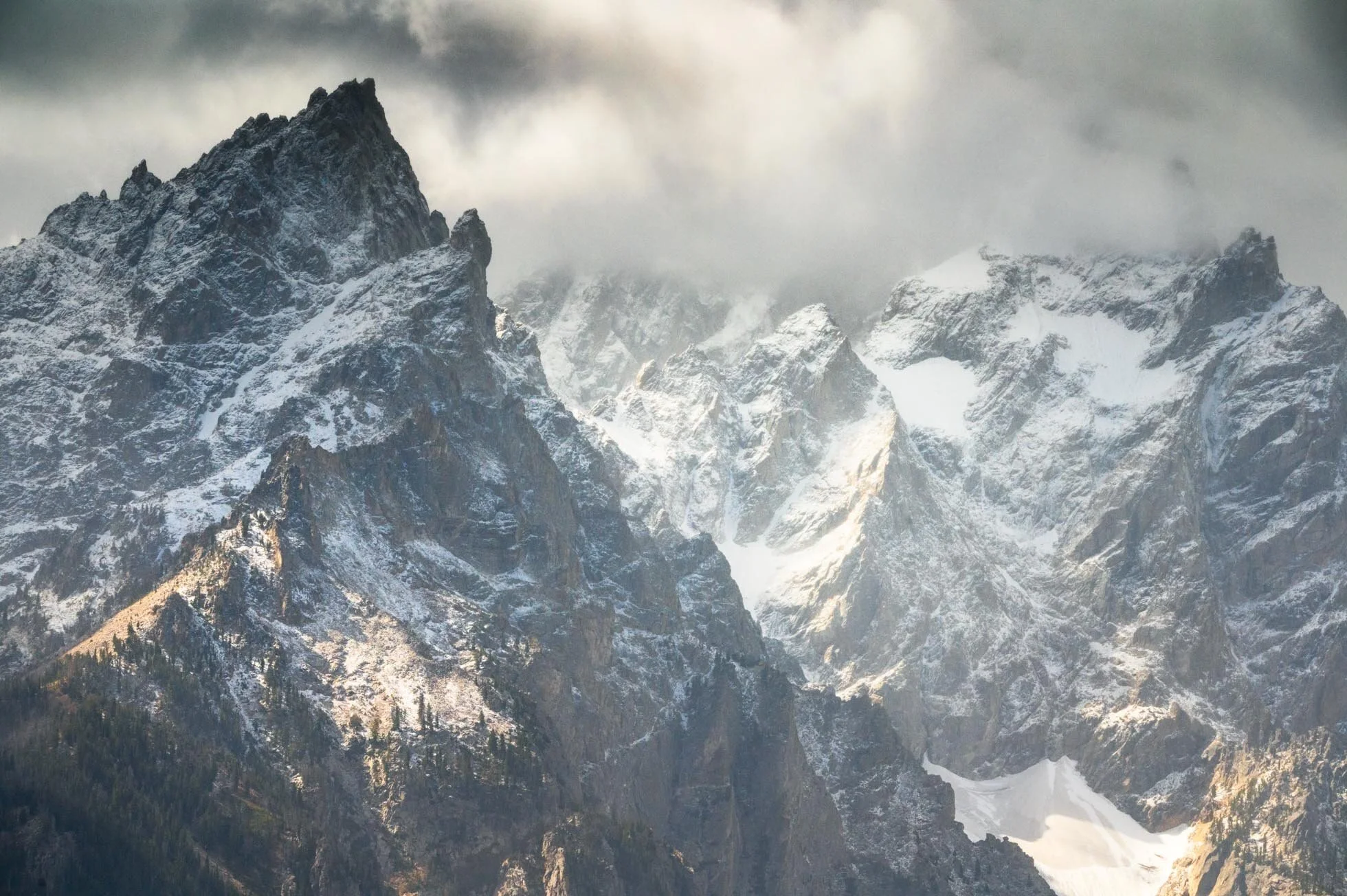 Dancing Clouds over the Tetons