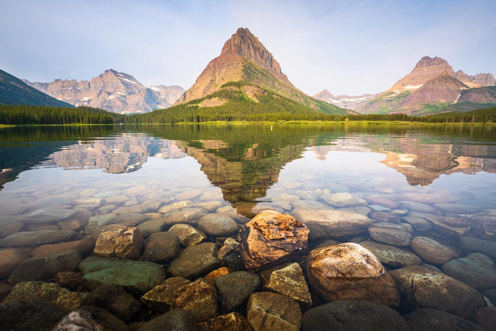 Many Glacier Rocks & Reflection KRP-001.jpg