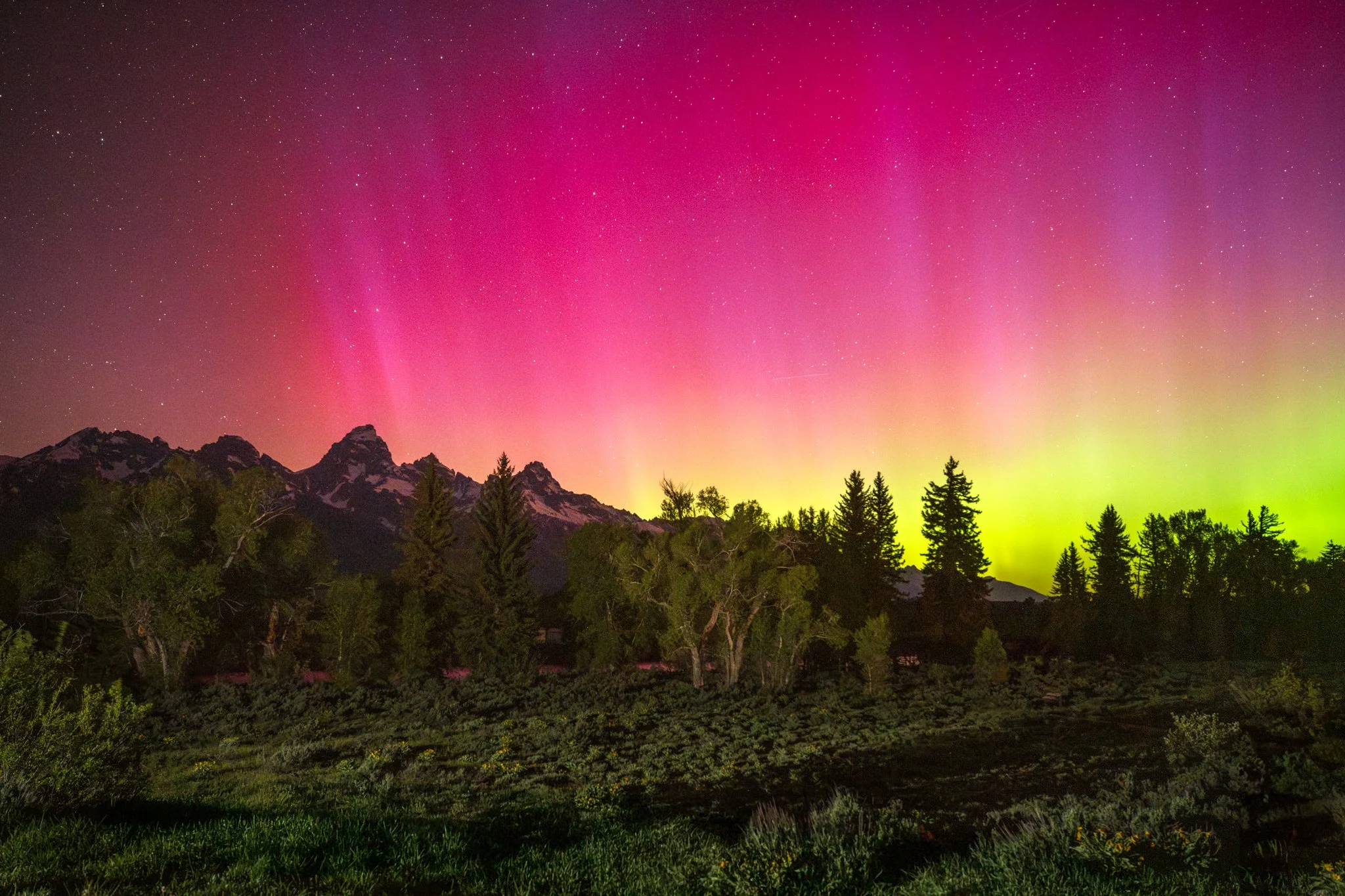 Teton Northern Lights