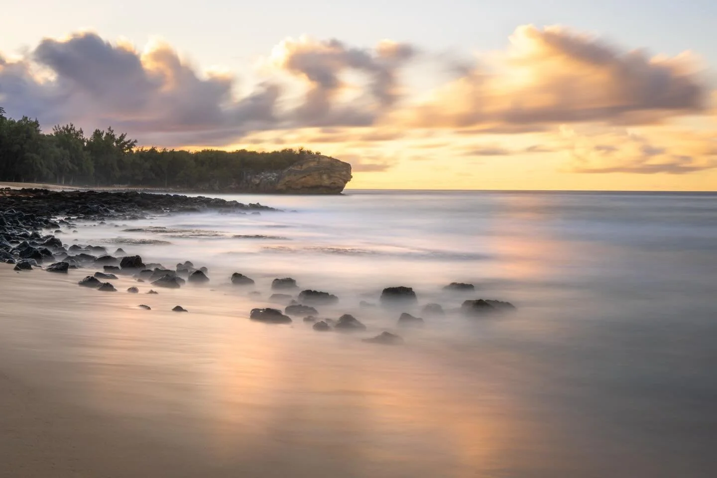 Same rocks. Different perspectives. All long exposures. 
The process of experimenting with shutter speeds and ocean waves is like a meditation and I never tire of discovering the results on my LCD screen 🌊 

Which is your favorite? 
.
A group of pho