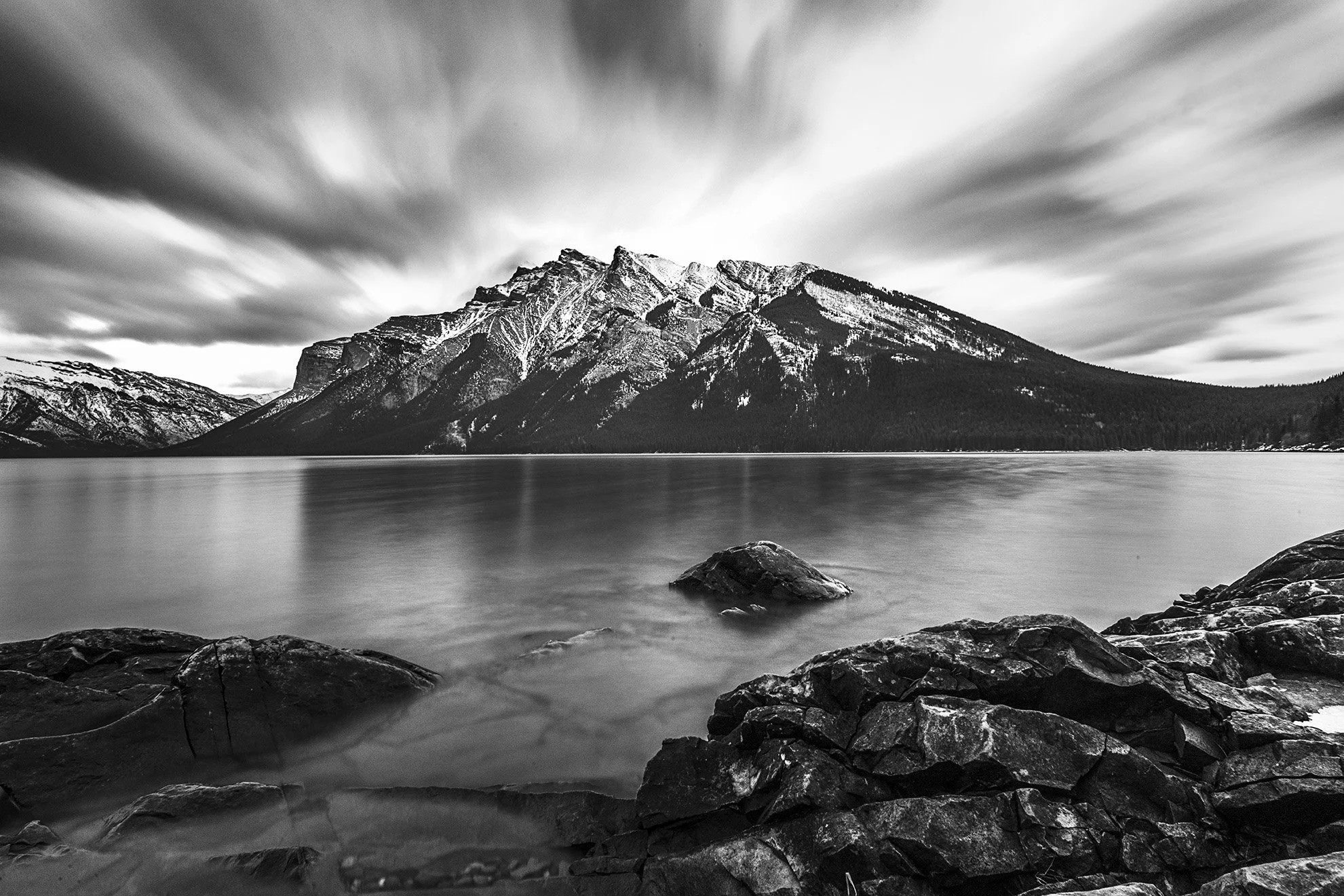Black And White Landscape Photography Mountains Classic Black And