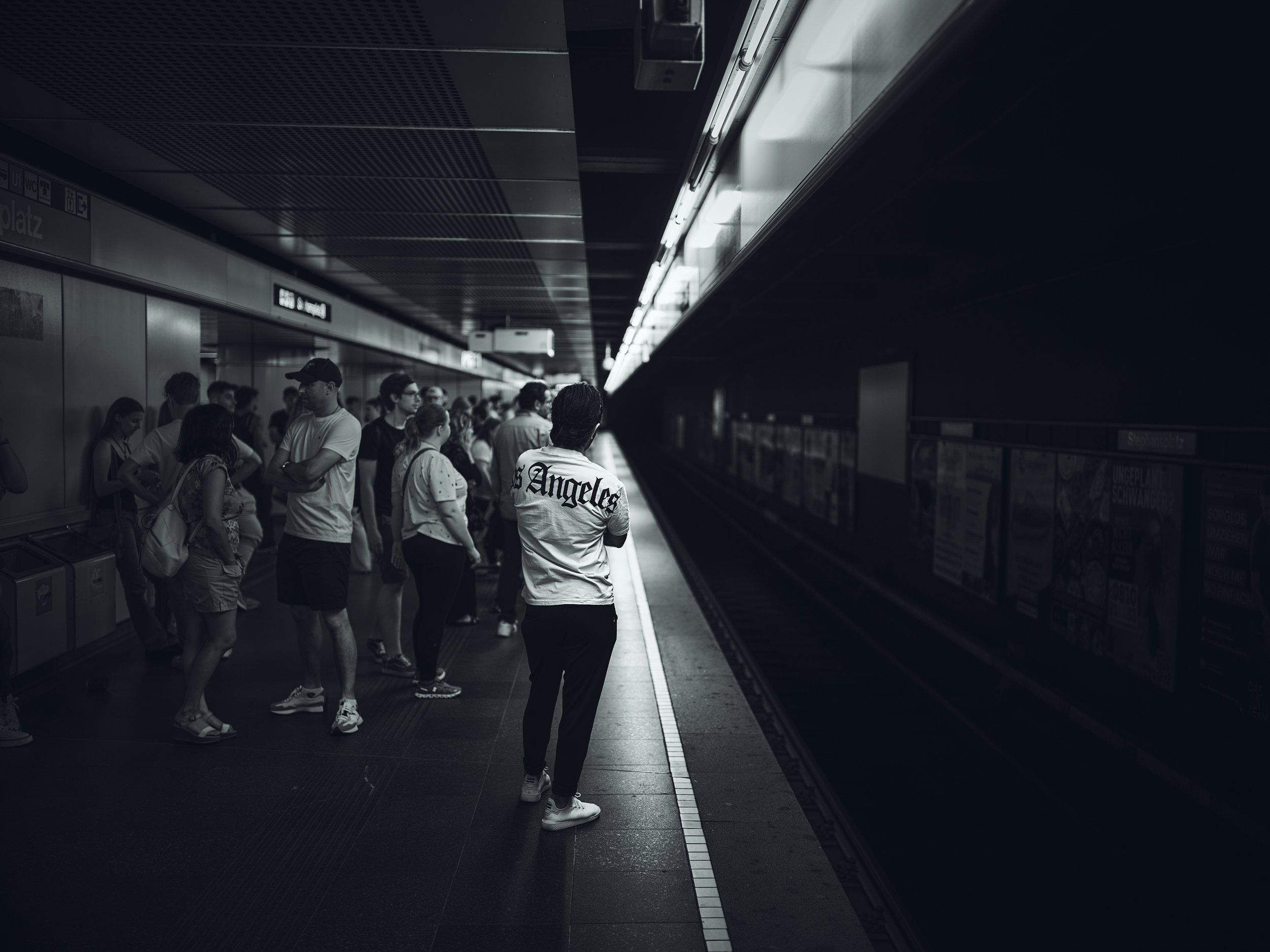  [ metro station in Vienna, Austria ]  