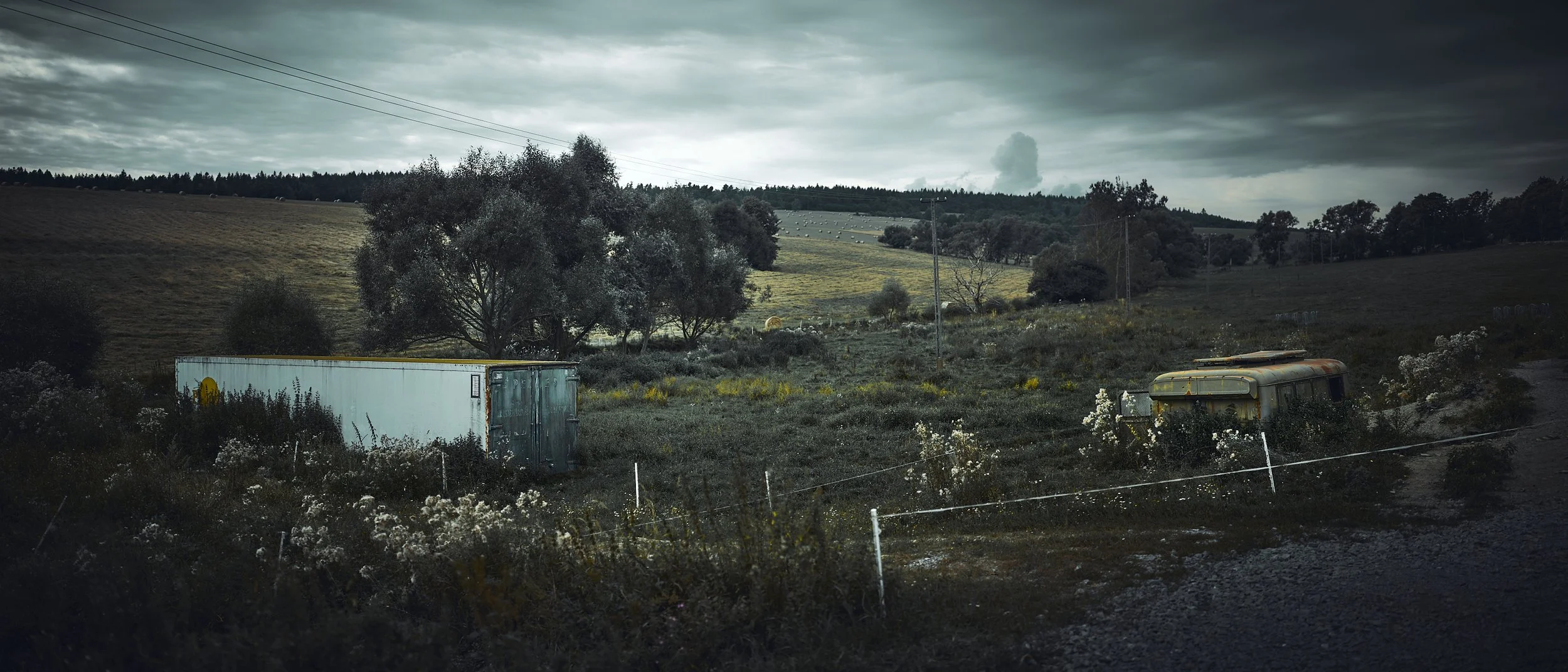   [ some remains of State Agricultural Farm / “PGR” in Wyszowatka village, Low Beskids, , more on the concept     here     ]  