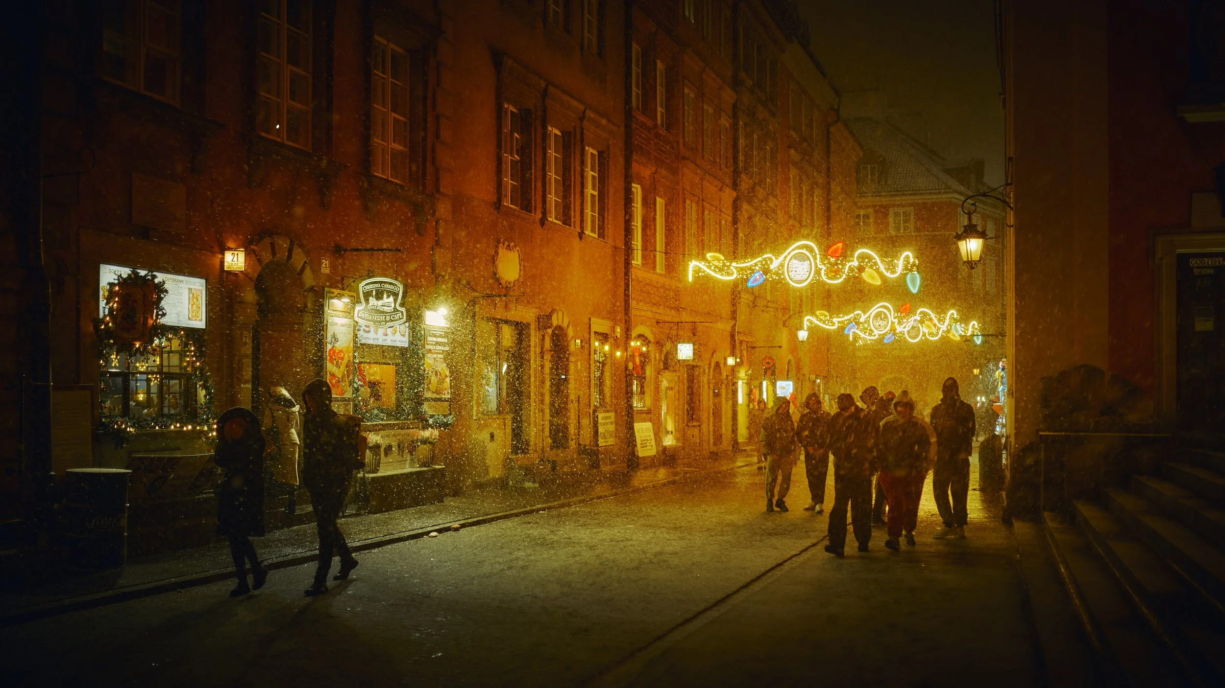   [ back to my hometown, Warsaw, still in that warm New Year mood and scennery ]  